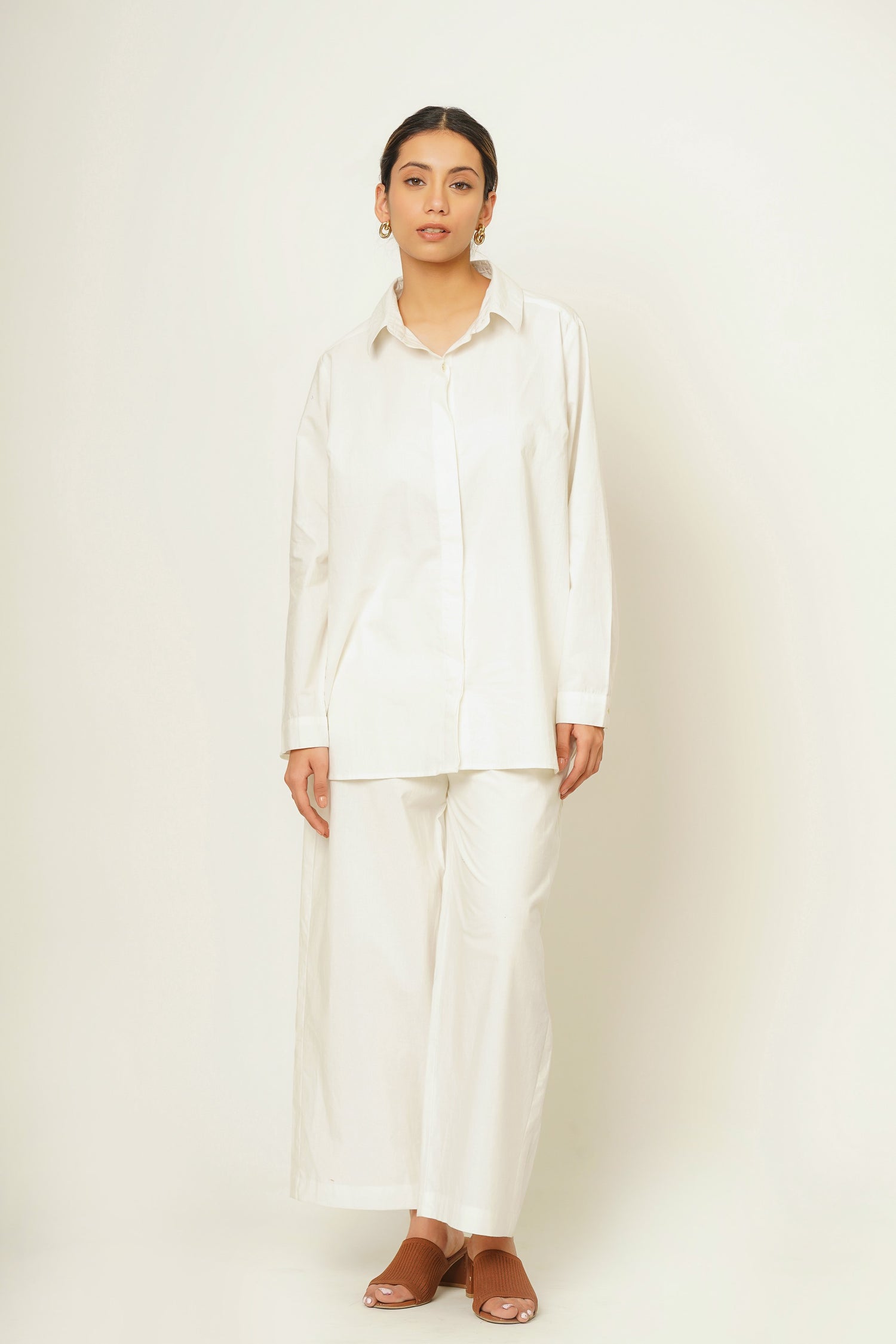 Blushing Pearl White Nina Co-ord