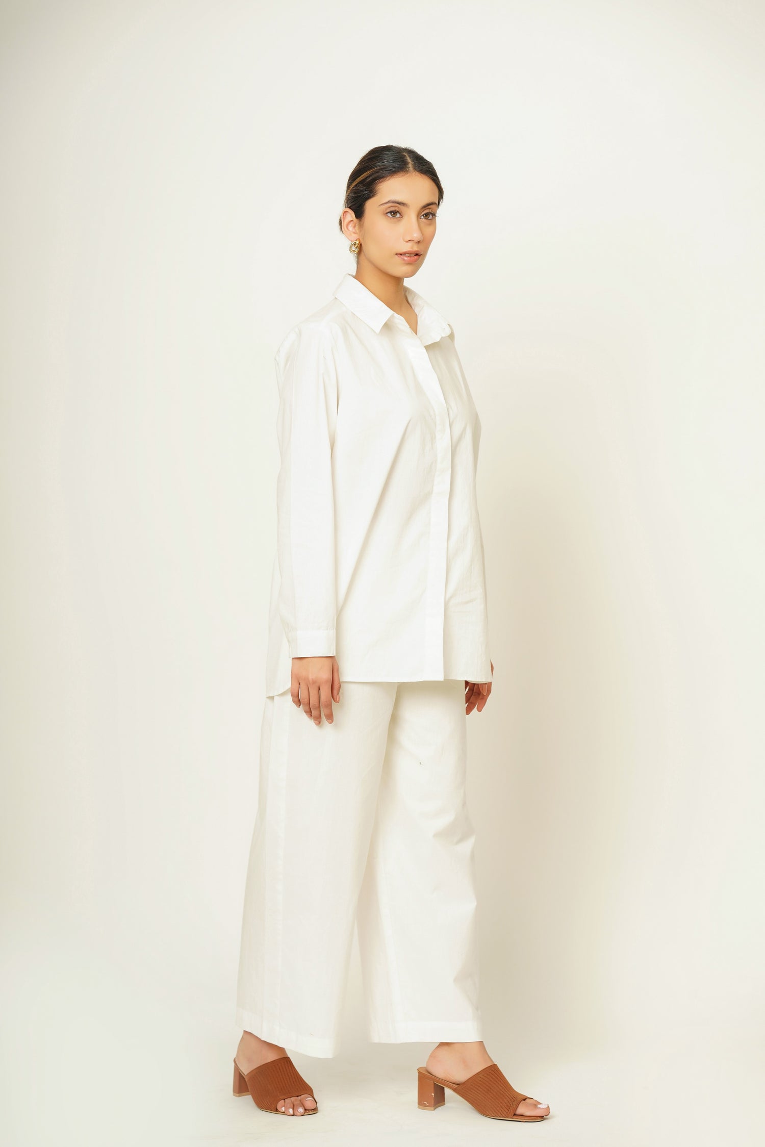 Blushing Pearl White Nina Co-ord