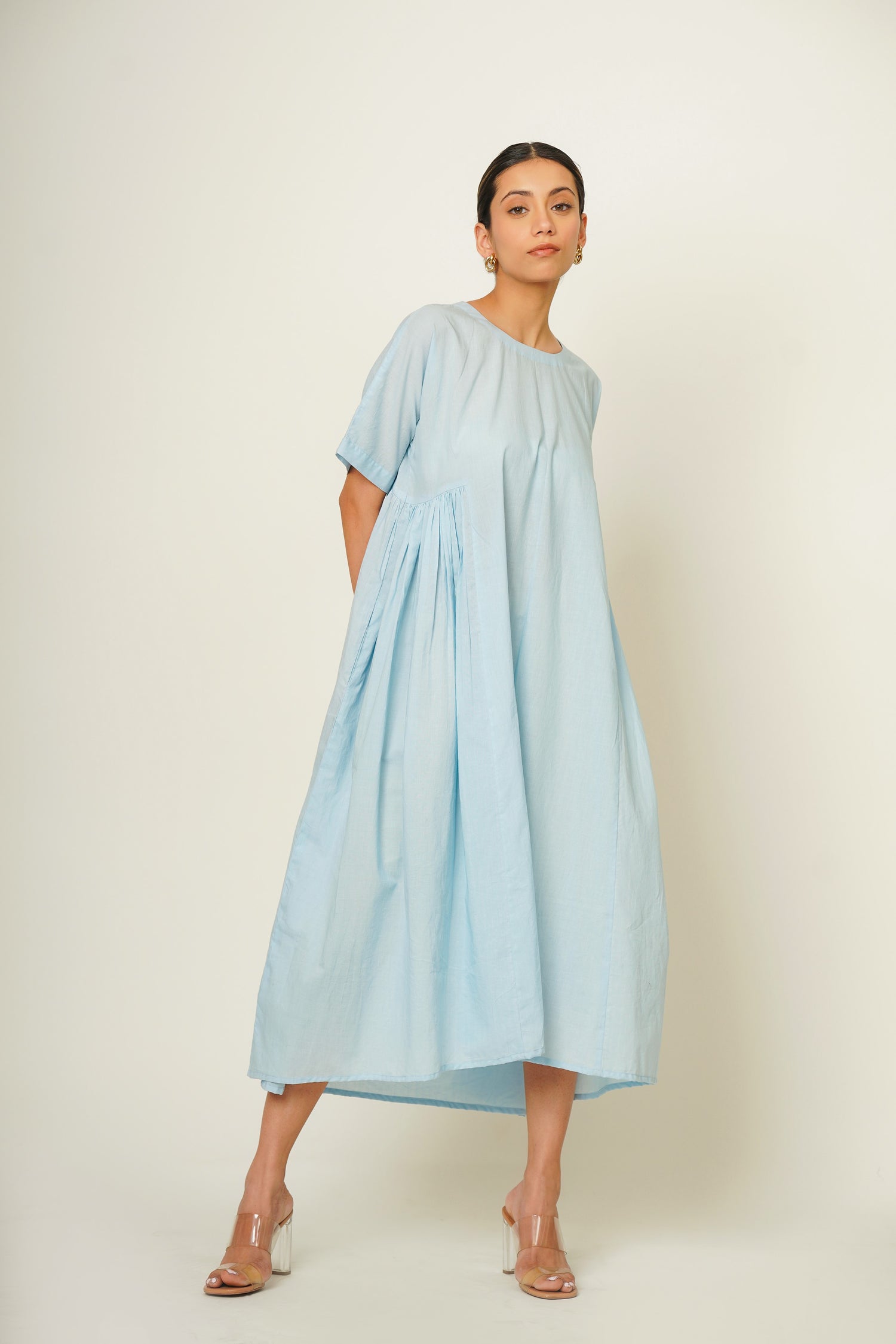 City Sky Blue Geb Dress