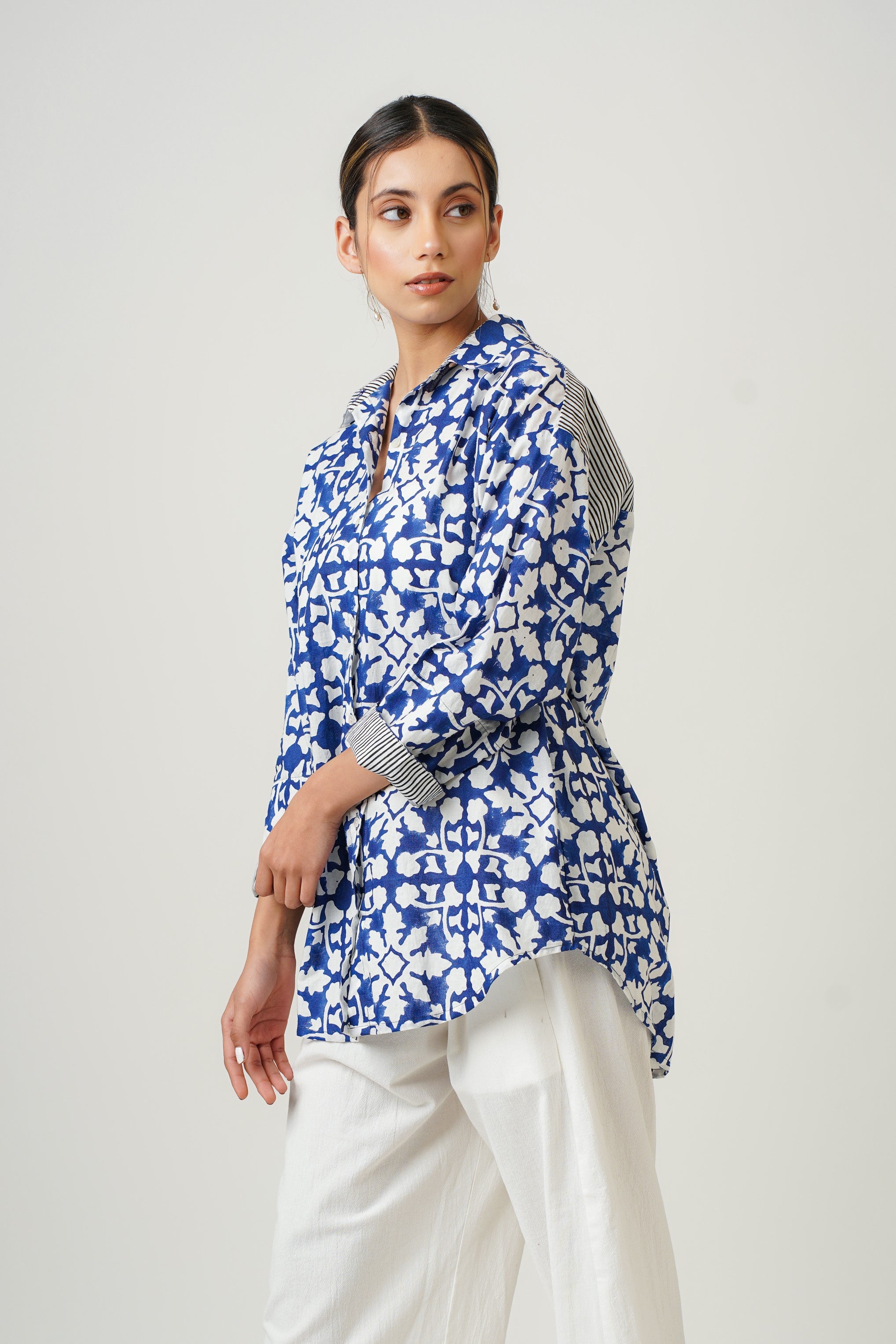 Nightfall Blue Patch Shirt