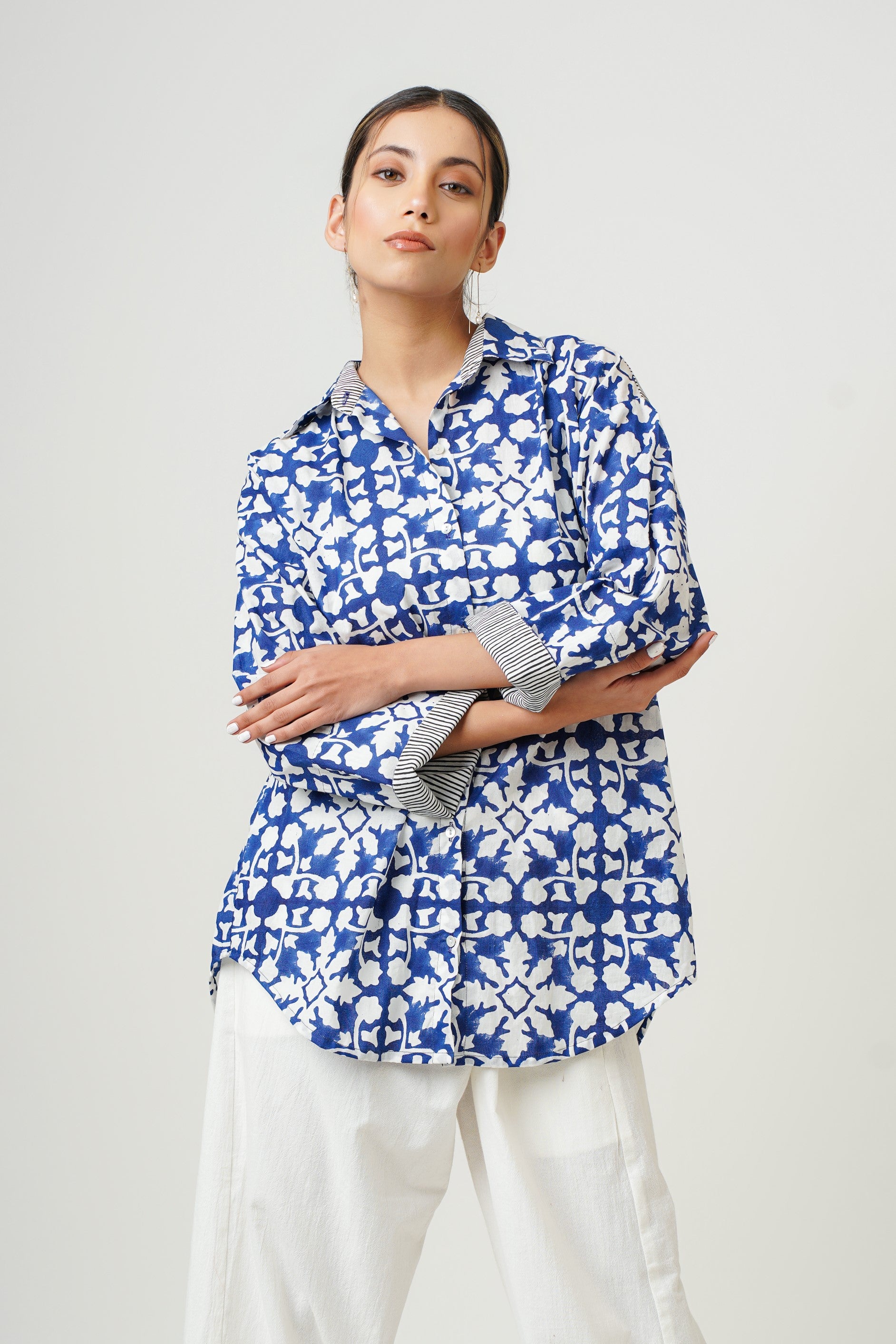 Nightfall Blue Patch Shirt