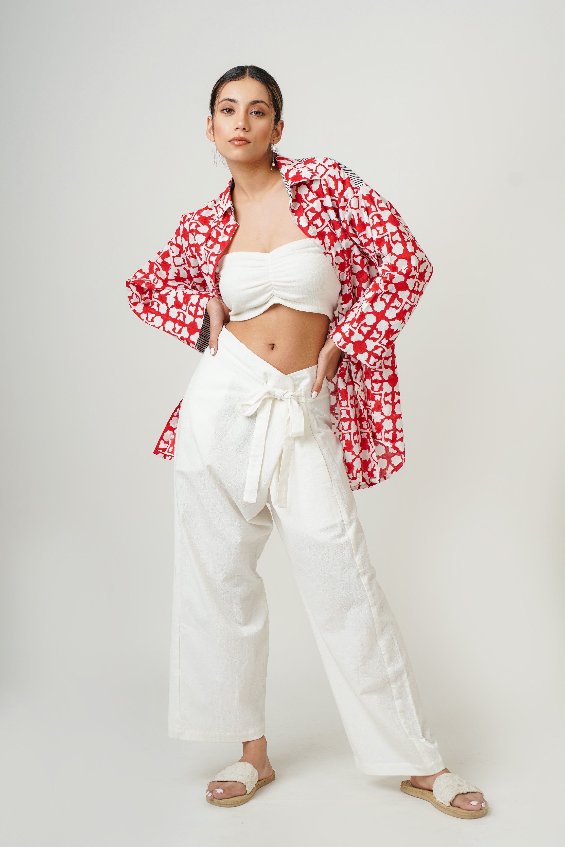 Scarlet Red Patch Shirt