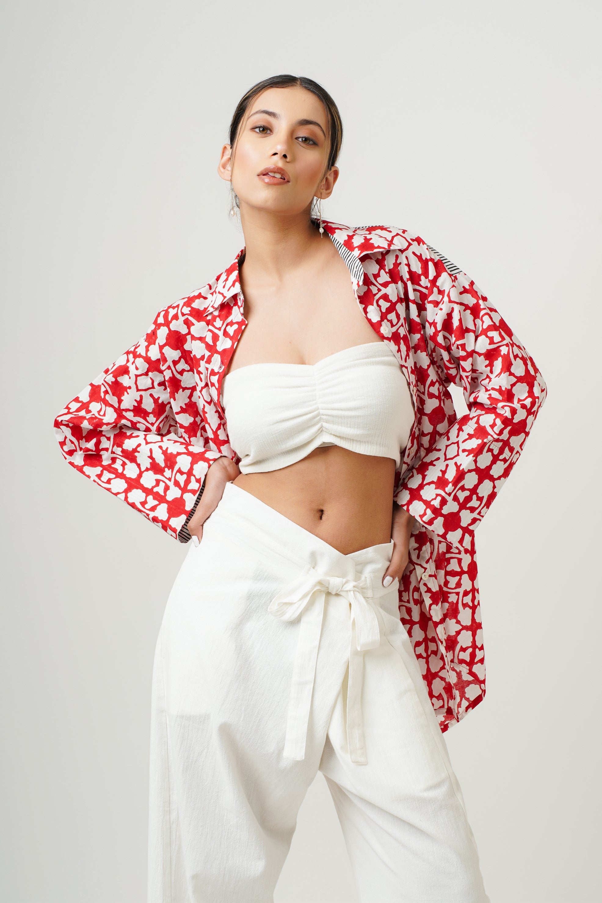 Scarlet Red Patch Shirt