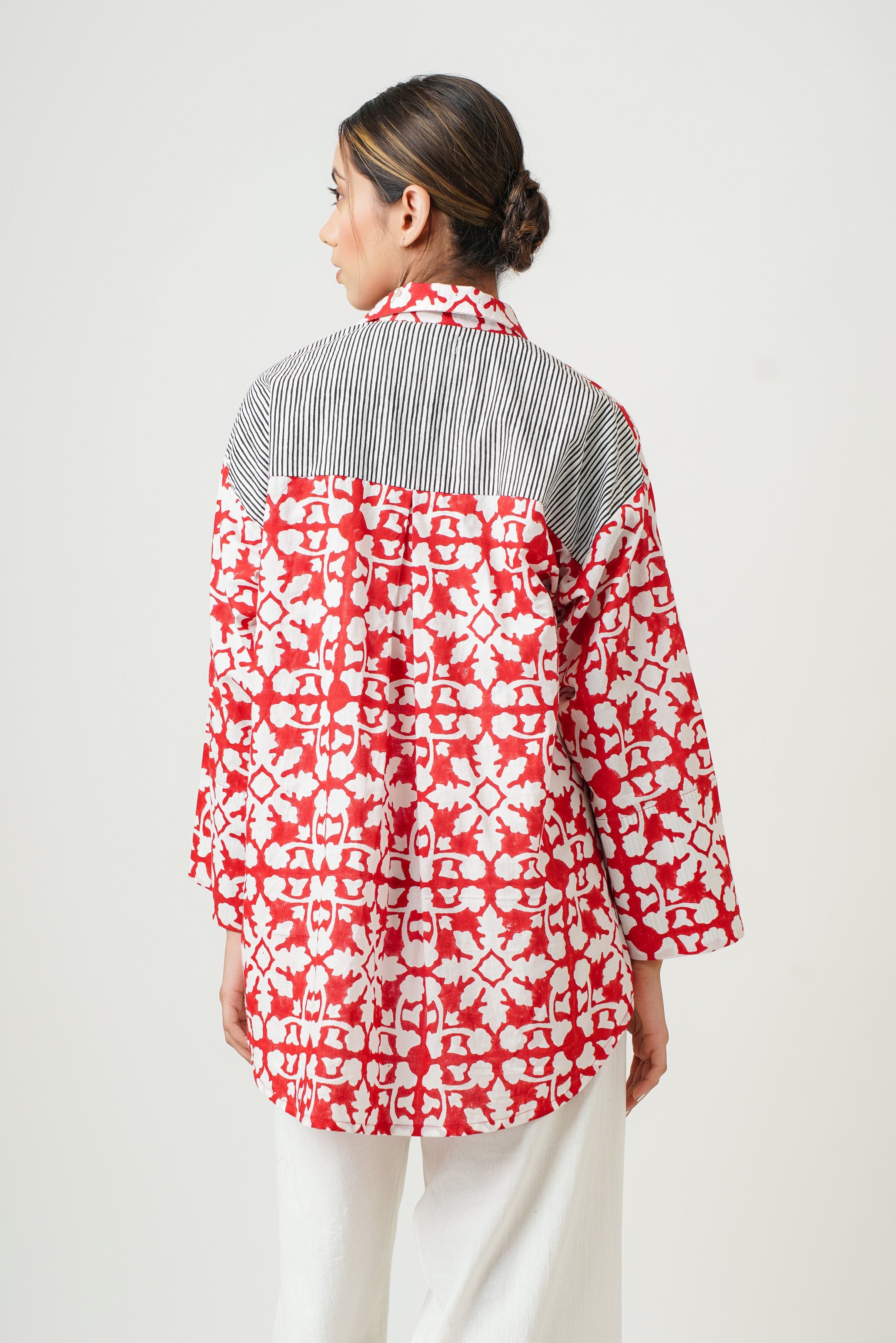 Scarlet Red Patch Shirt