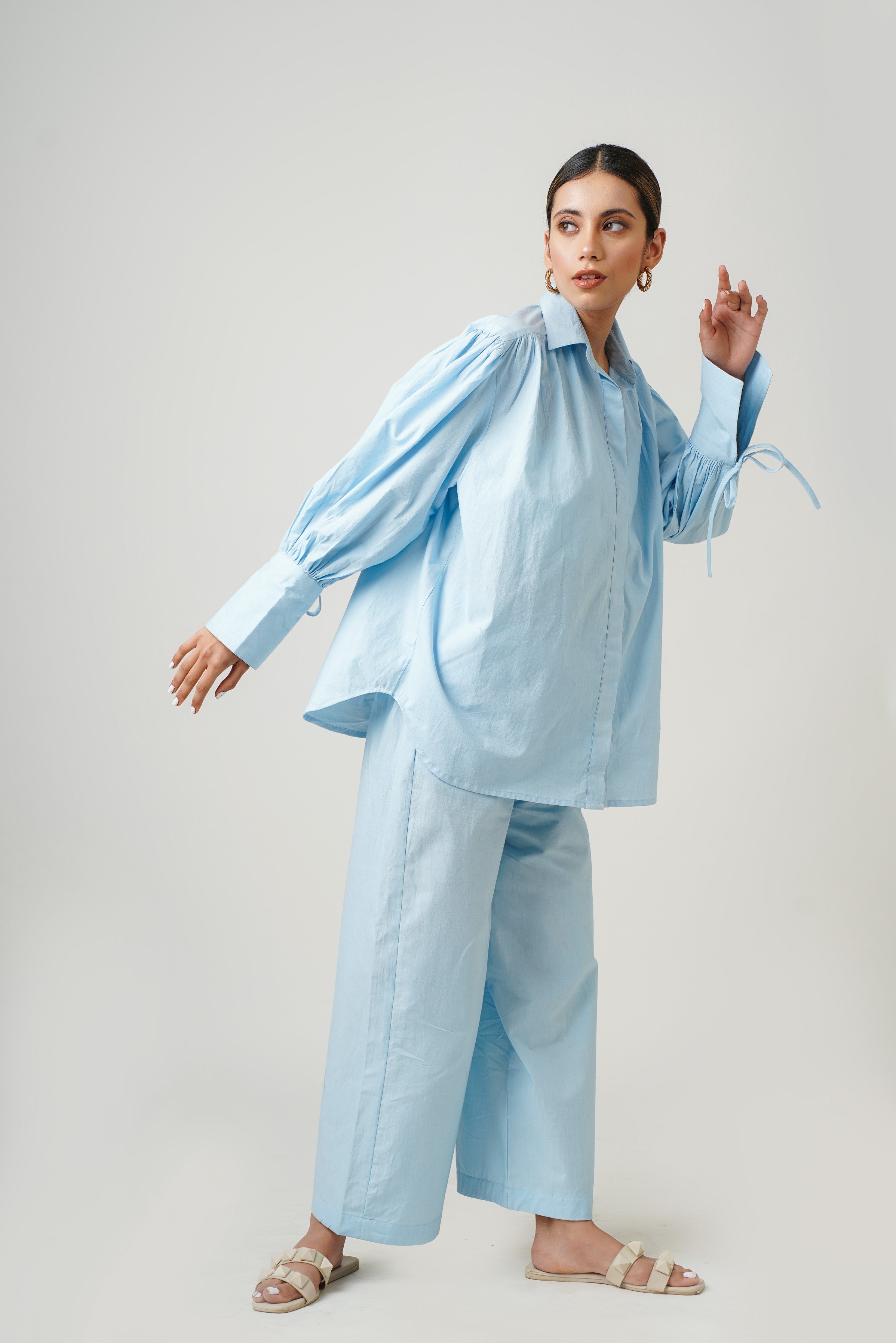 City Sky Blue Dina Co-ord