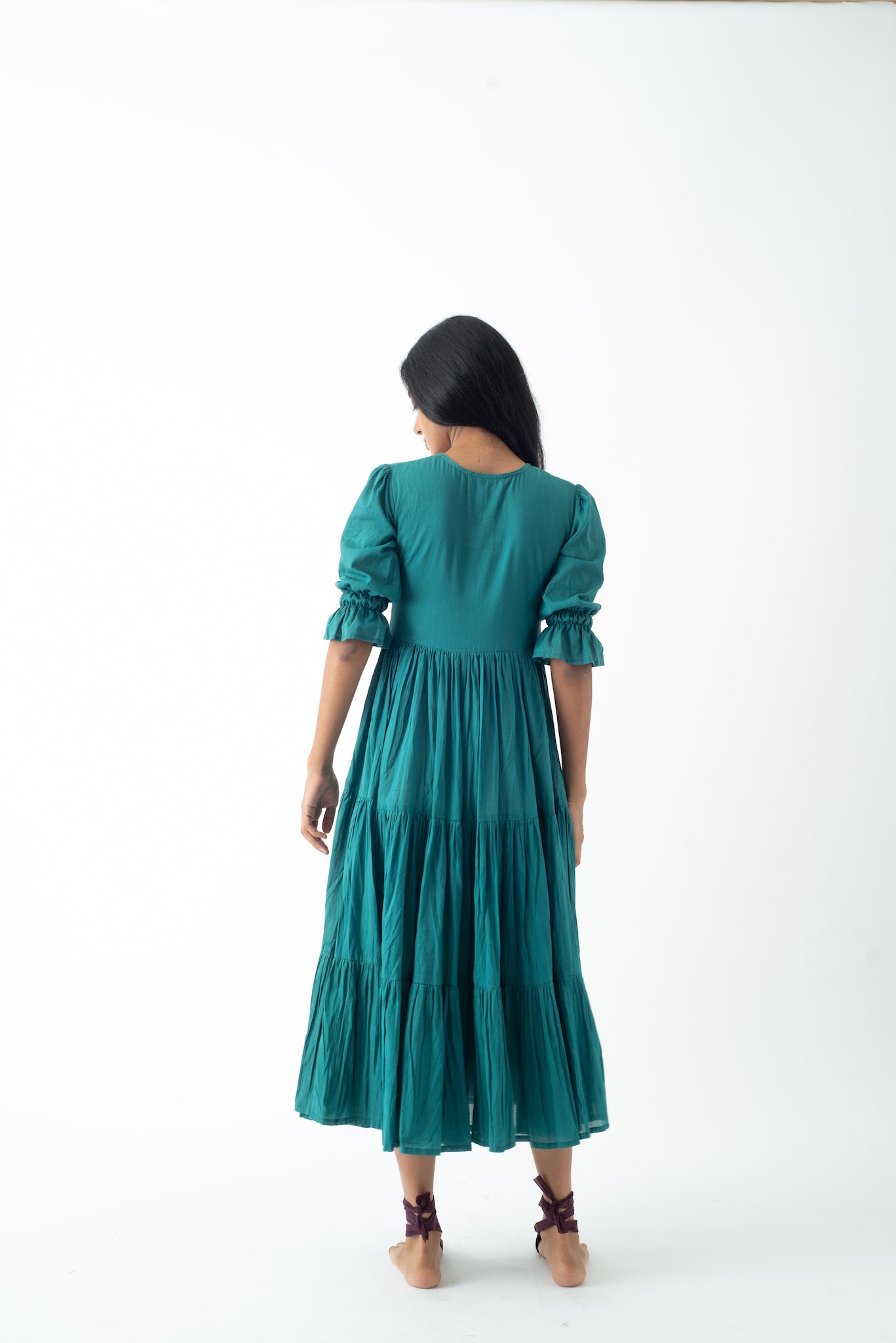 Jaisalmer Mustard Cloud Dress