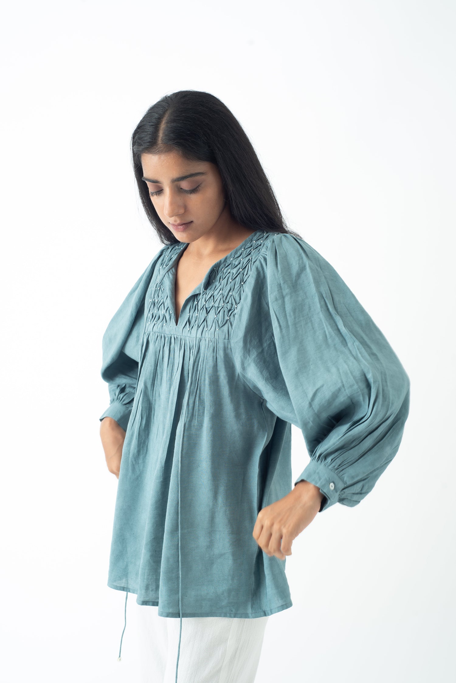 Terra Luna Blue Lana Top