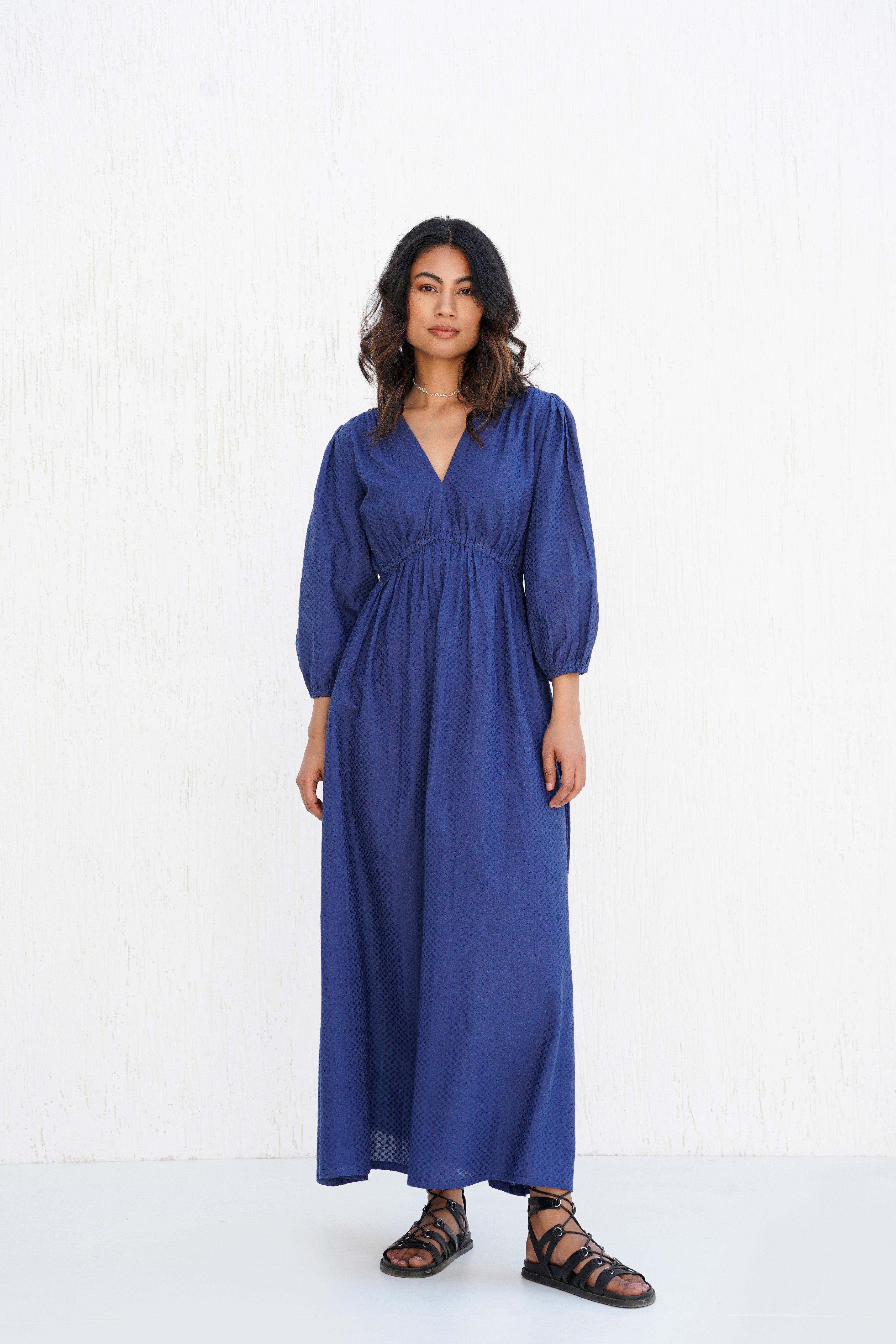 Lagoon Blue Floe Dress