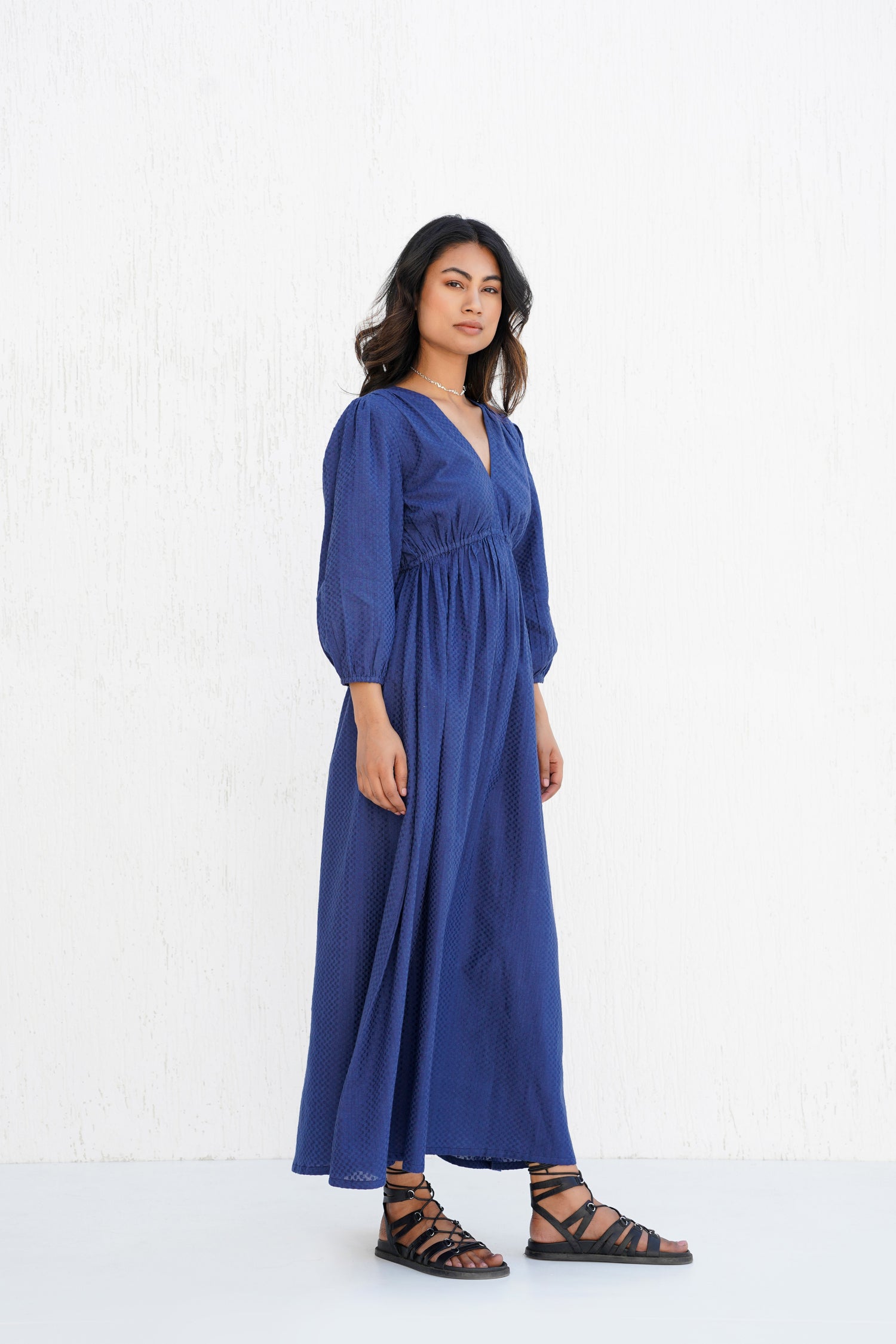 Lagoon Blue Floe Dress