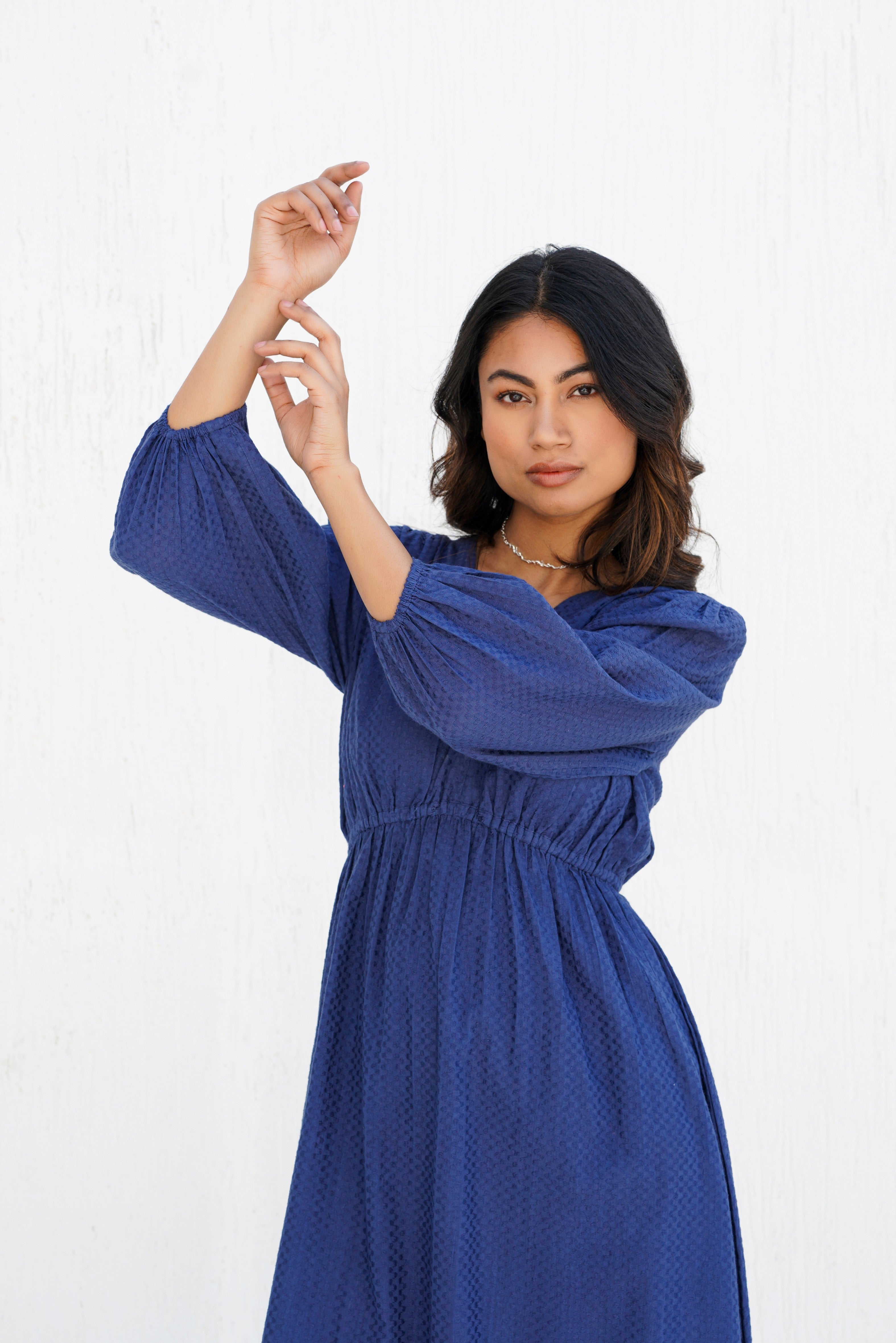 Lagoon Blue Floe Dress