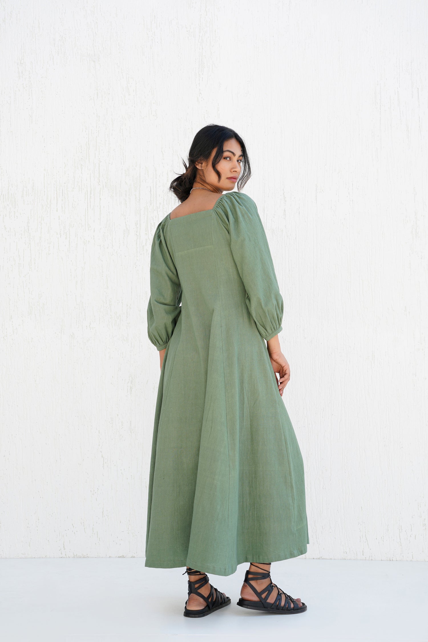 Bayleaf Green Zelda Dress