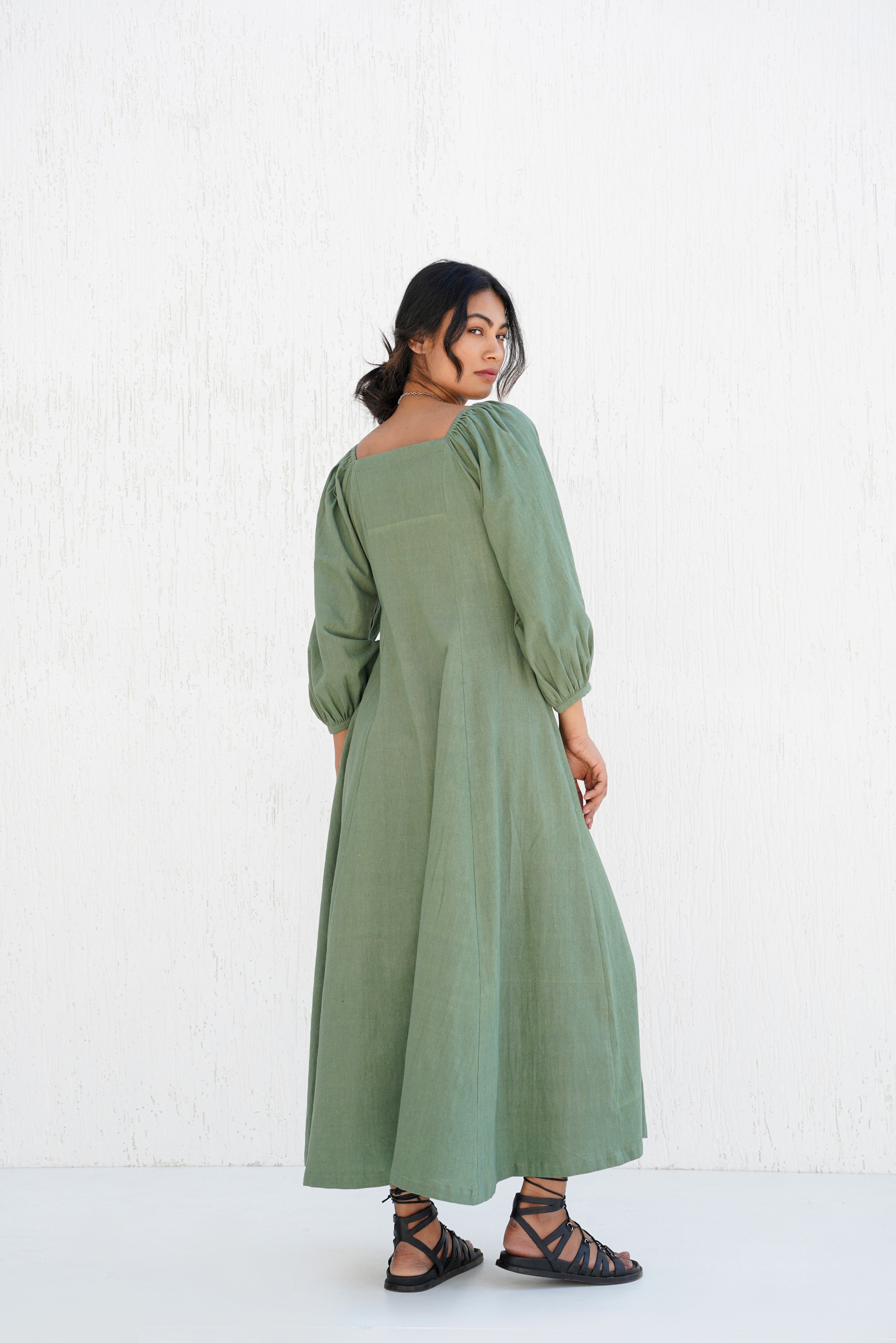 Bayleaf Green Zelda Dress