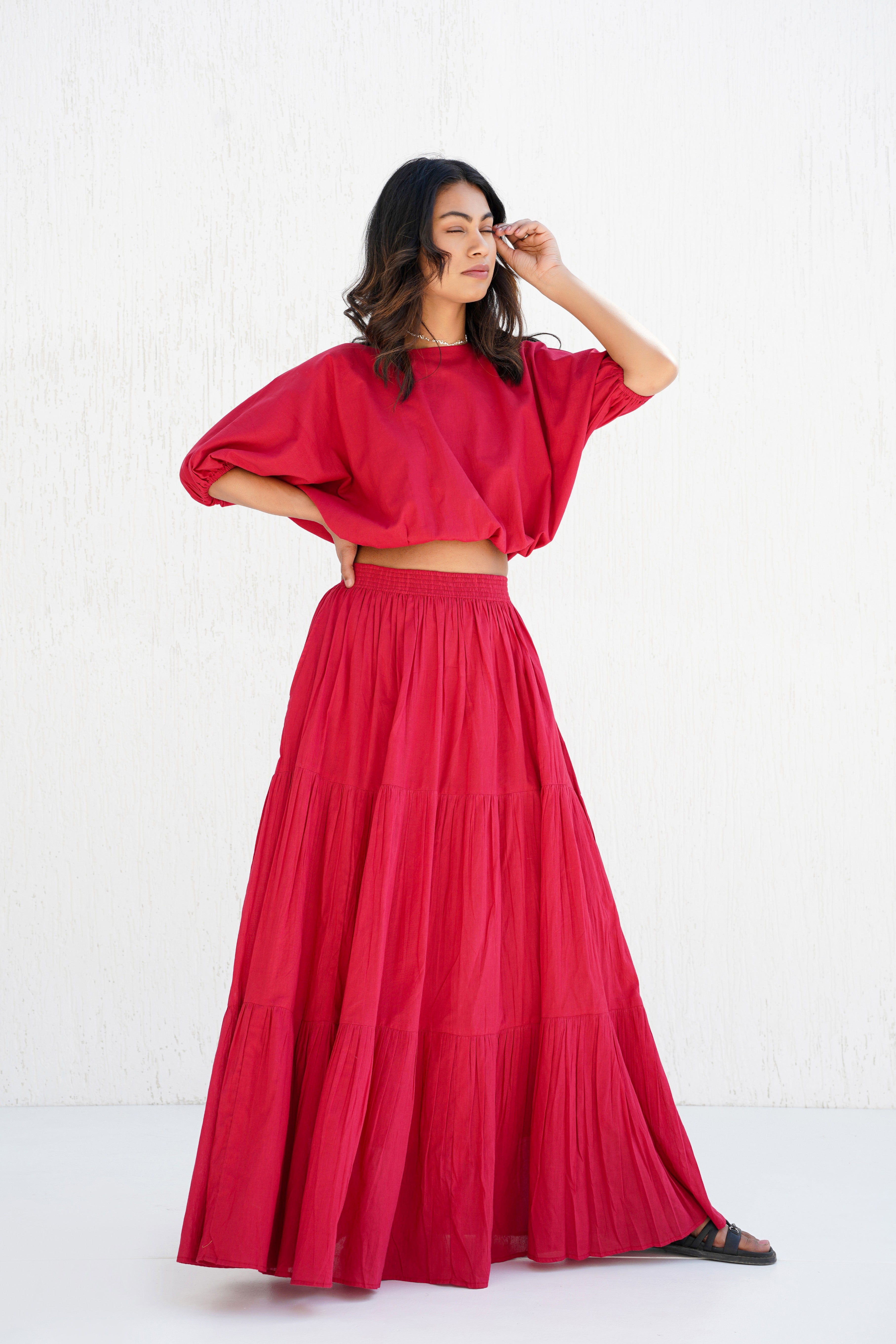 Crimson Red Giza Set