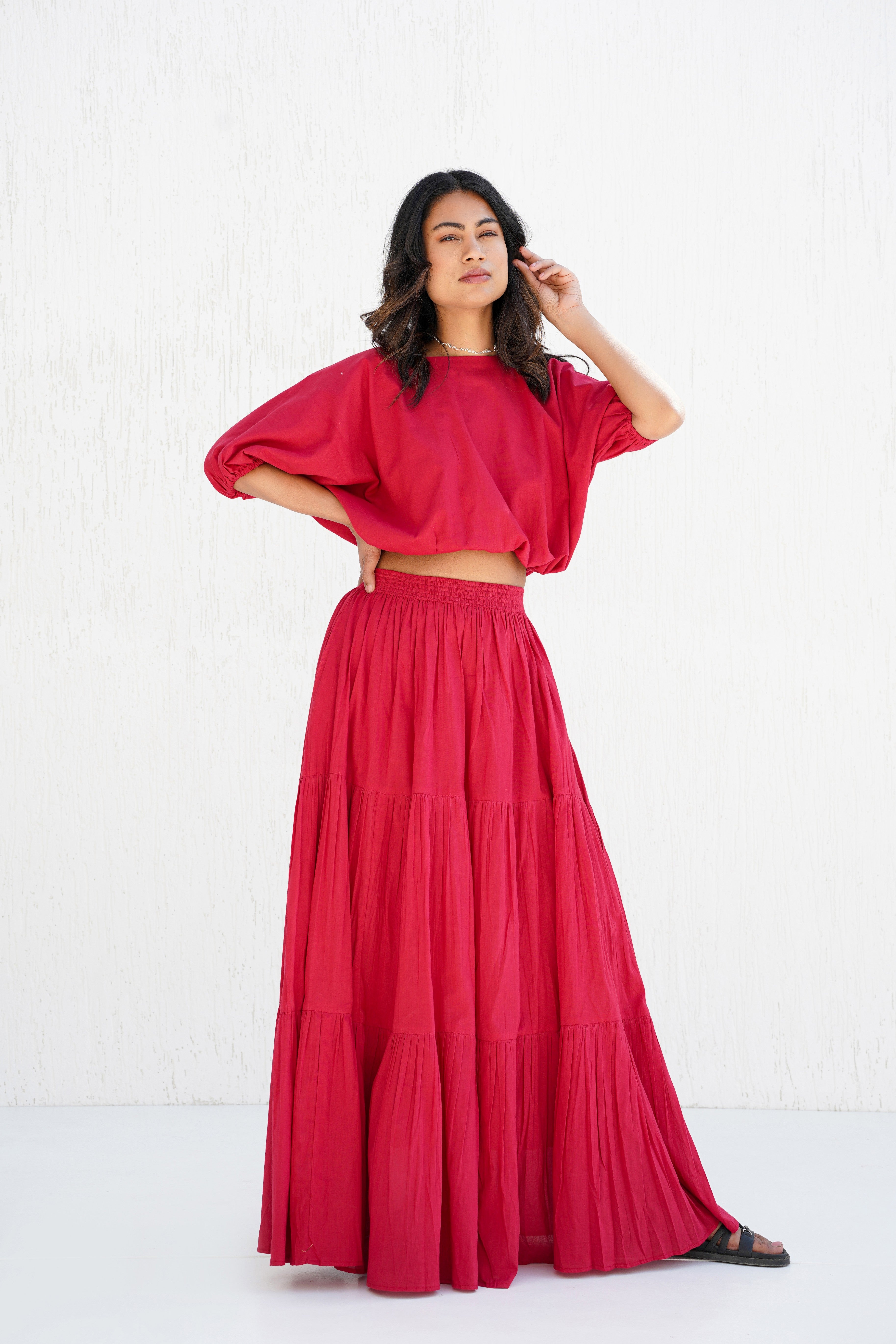 Crimson Red Giza Set