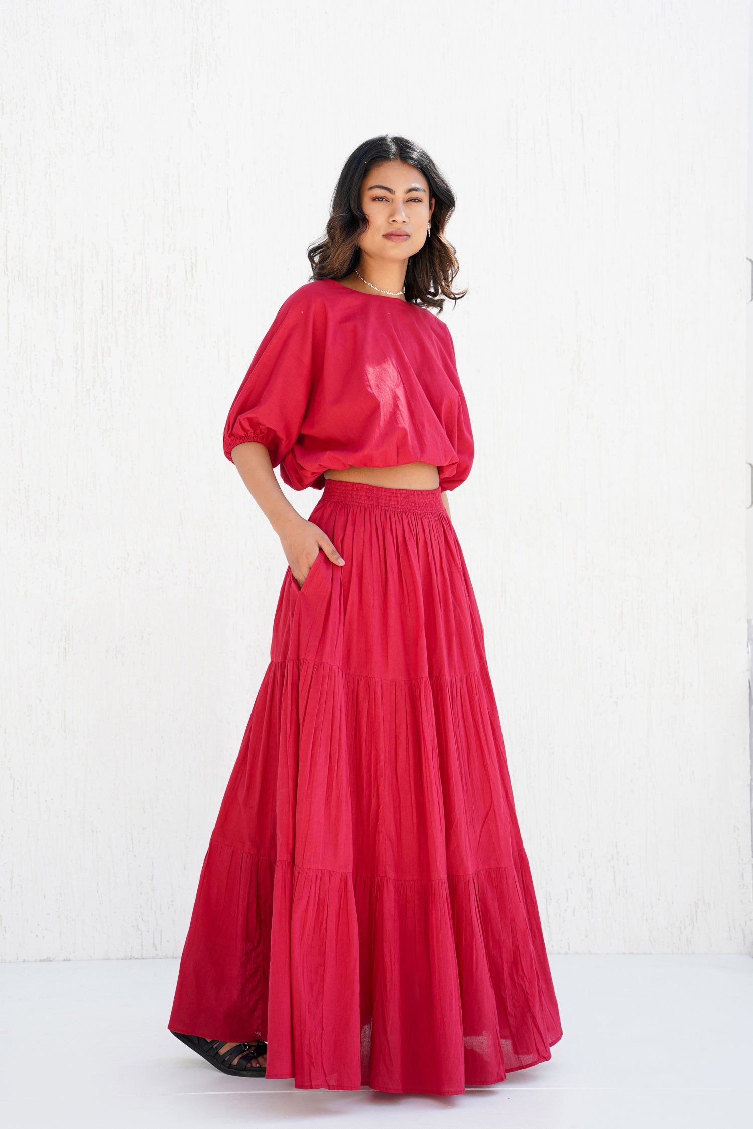 Crimson Red Giza Set