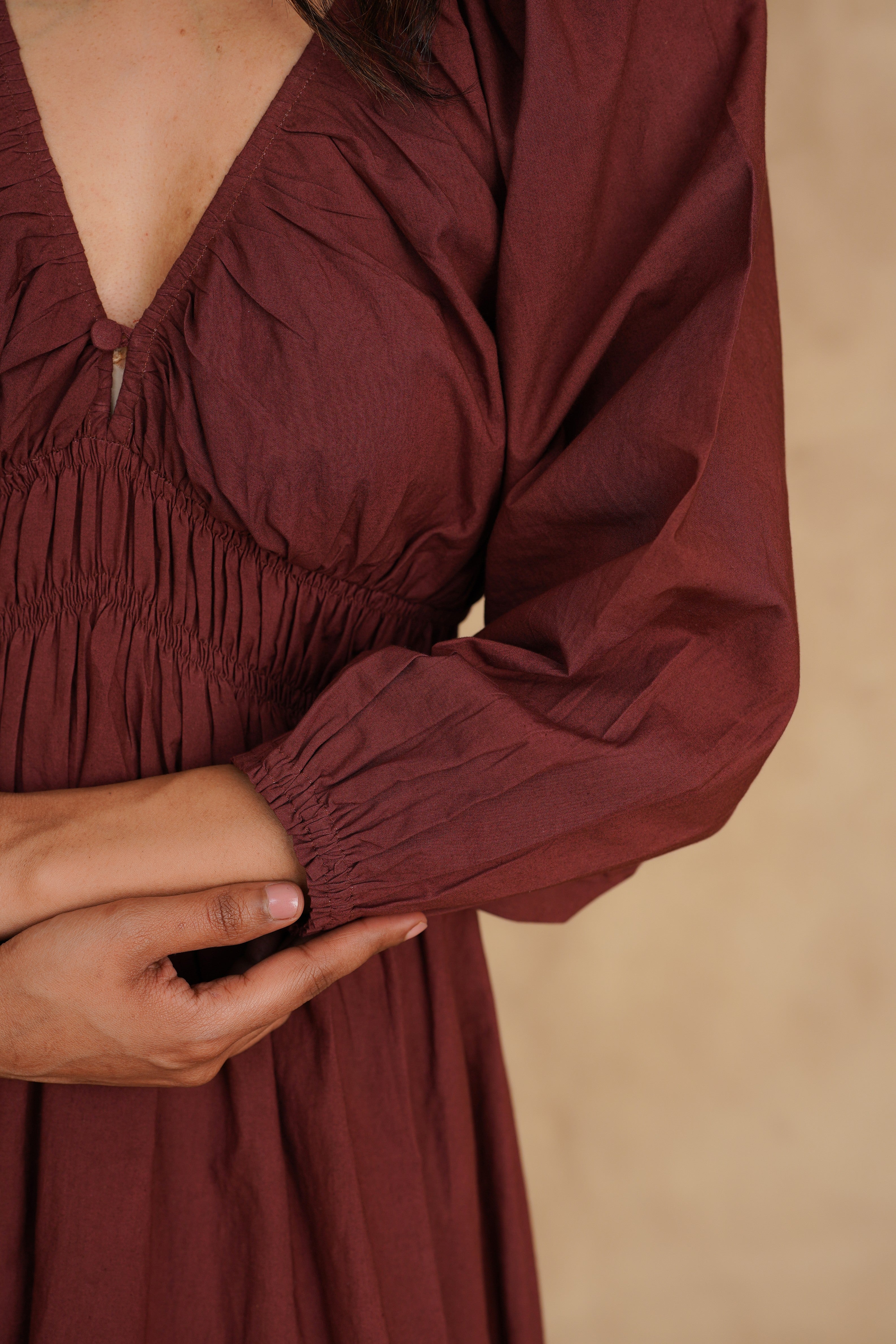 Mahogany Ecru Dress