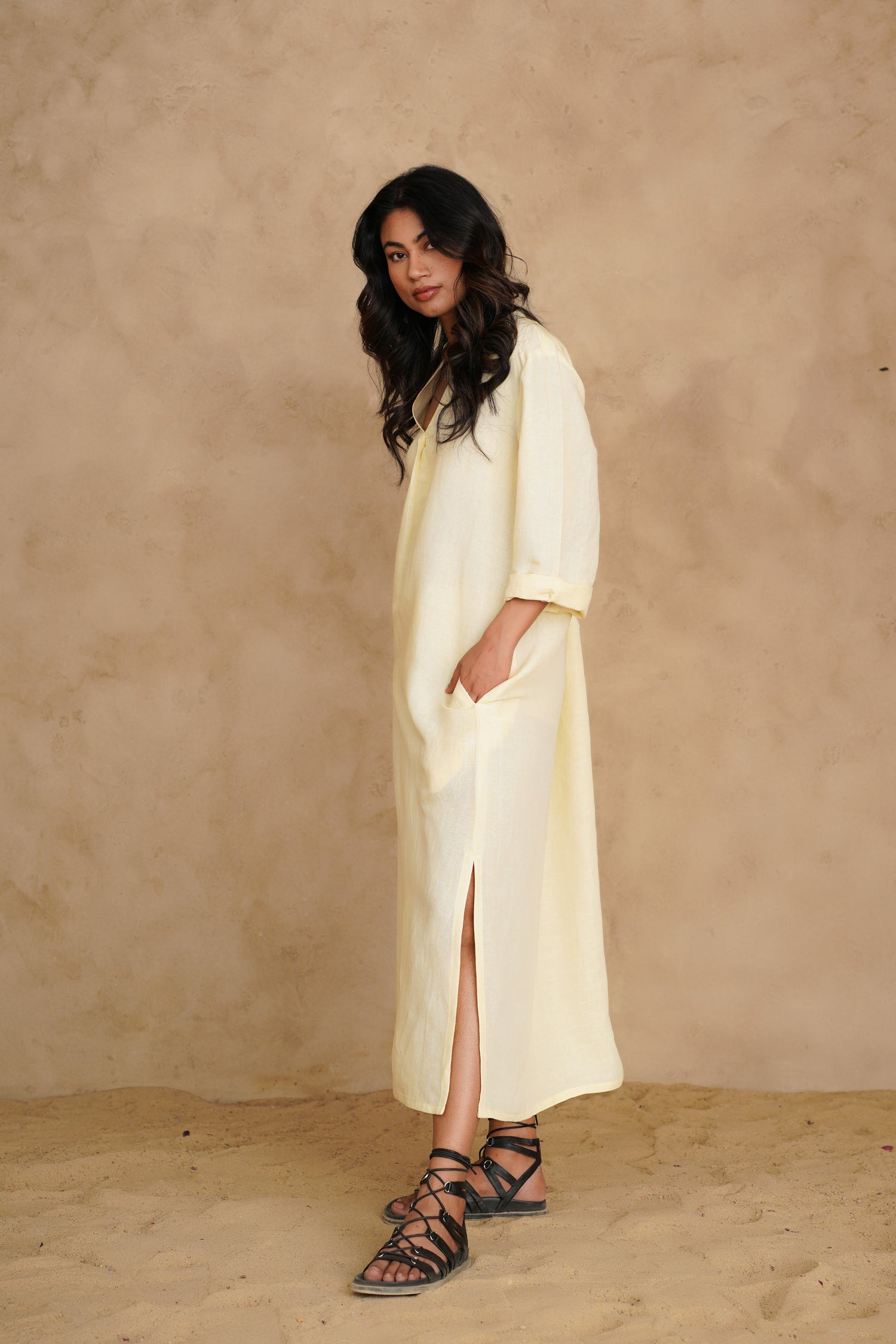 Butter Yellow Petra Dress