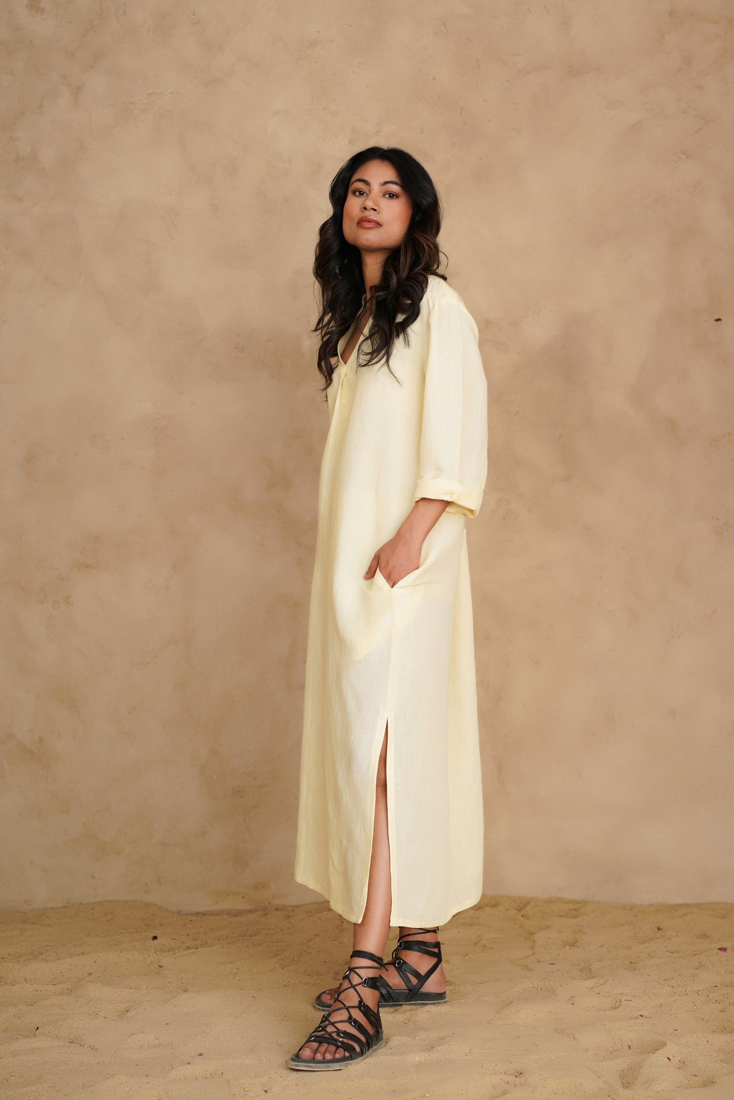 Butter Yellow Petra Dress
