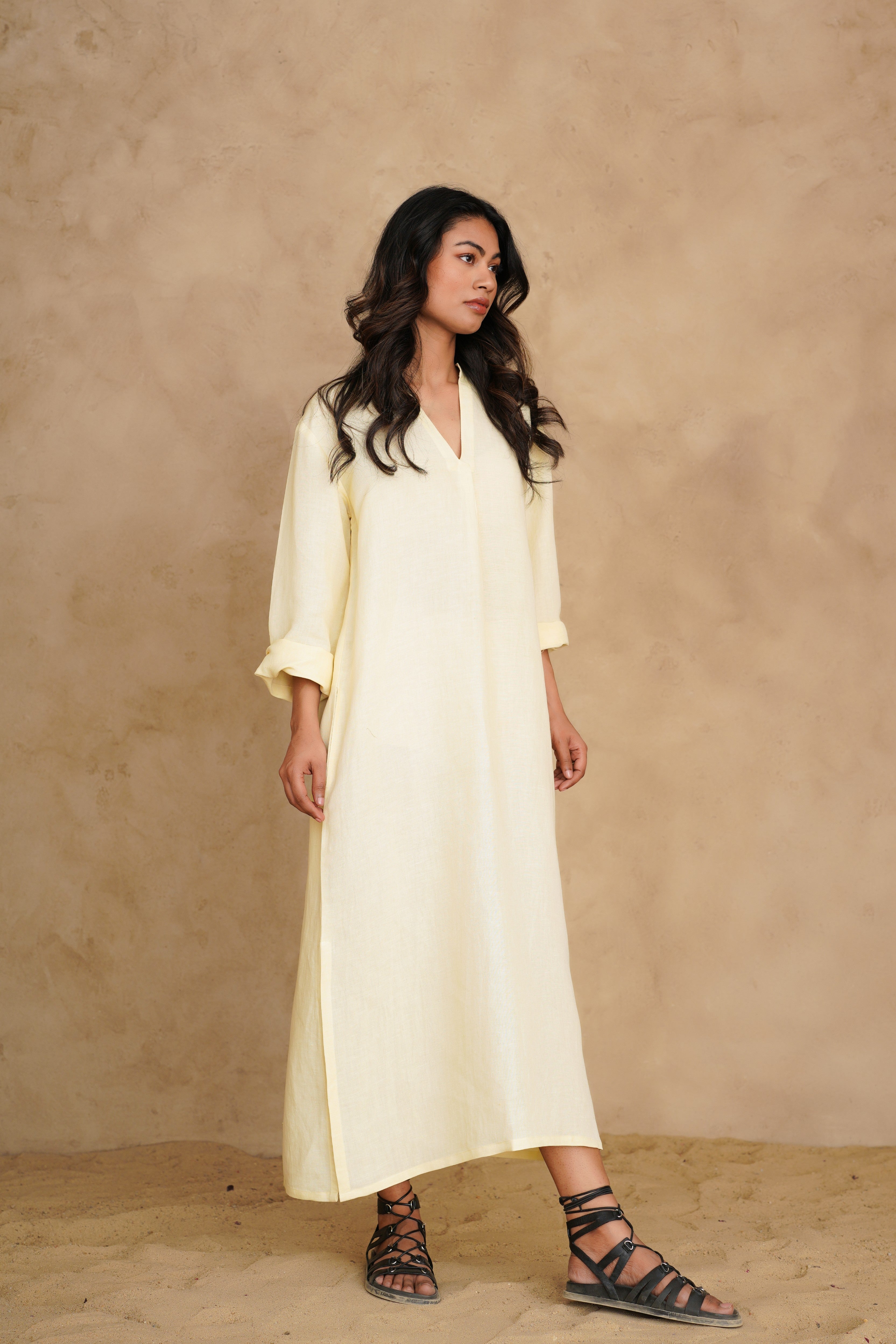 Butter Yellow Petra Dress