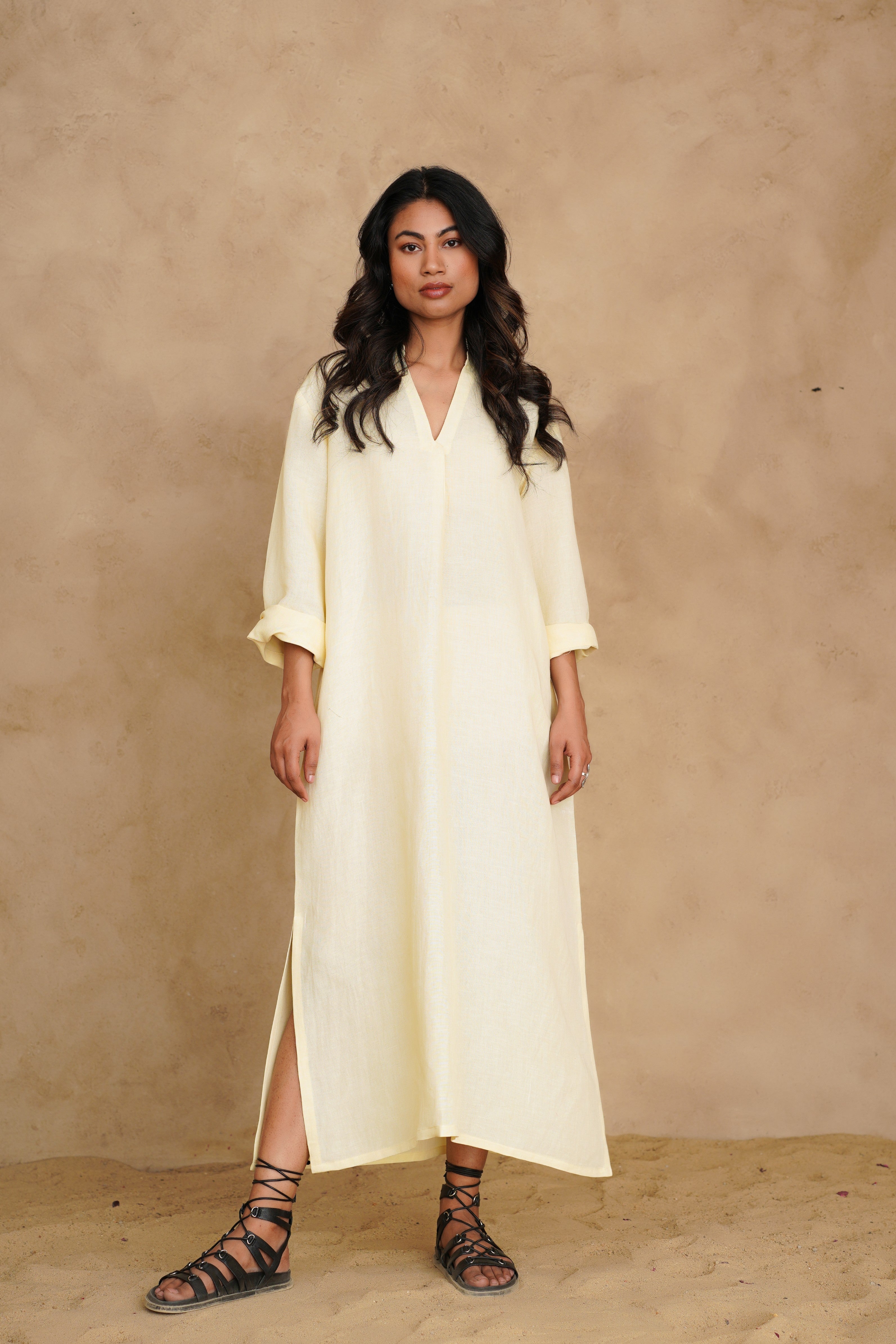 Butter Yellow Petra Dress