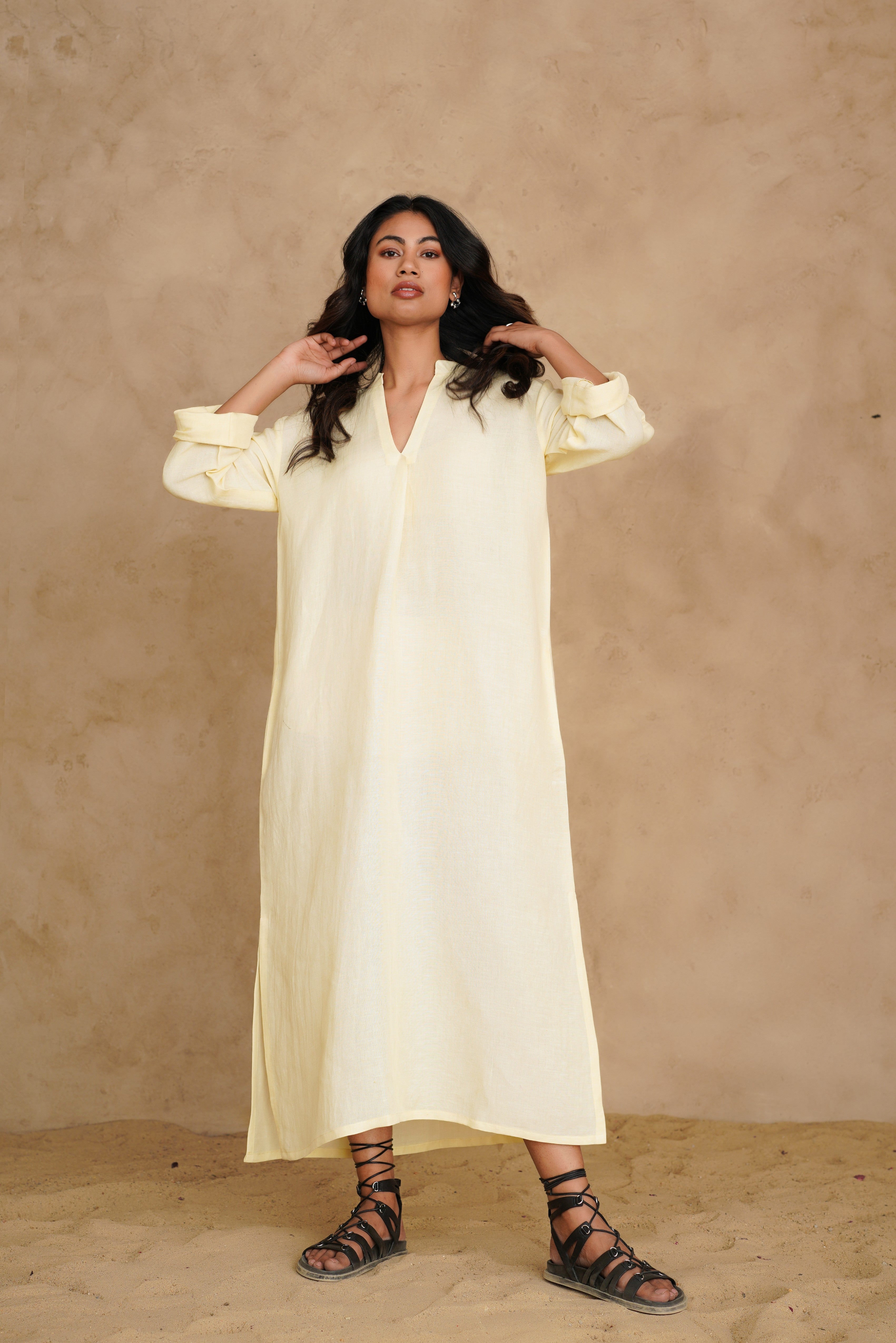 Butter Yellow Petra Dress