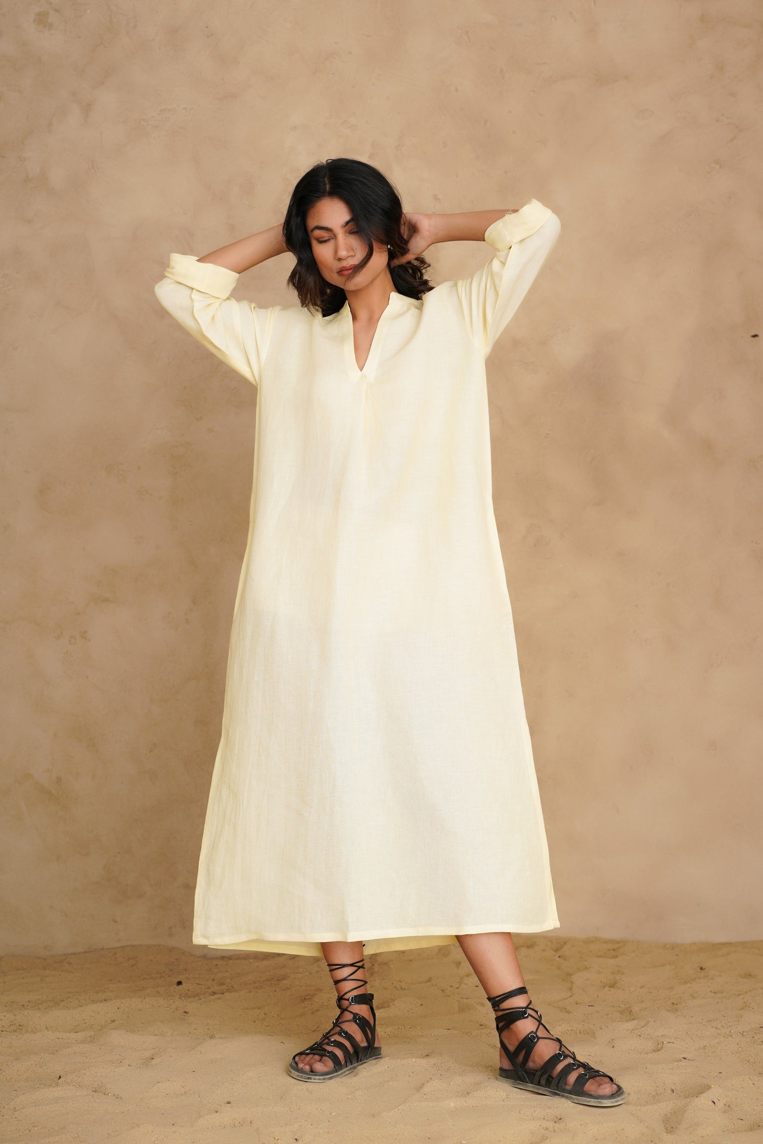 Butter Yellow Petra Dress