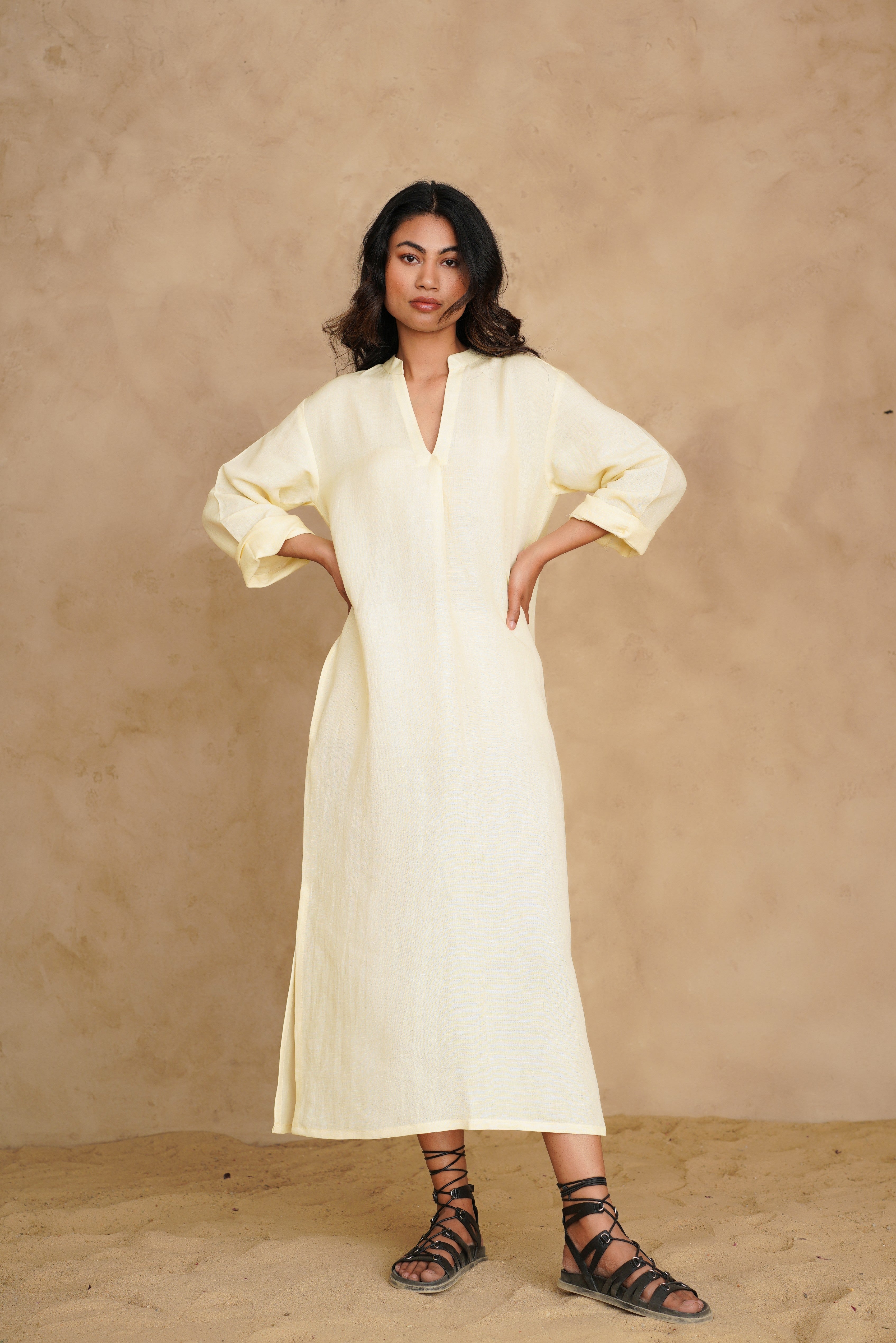 Butter Yellow Petra Dress