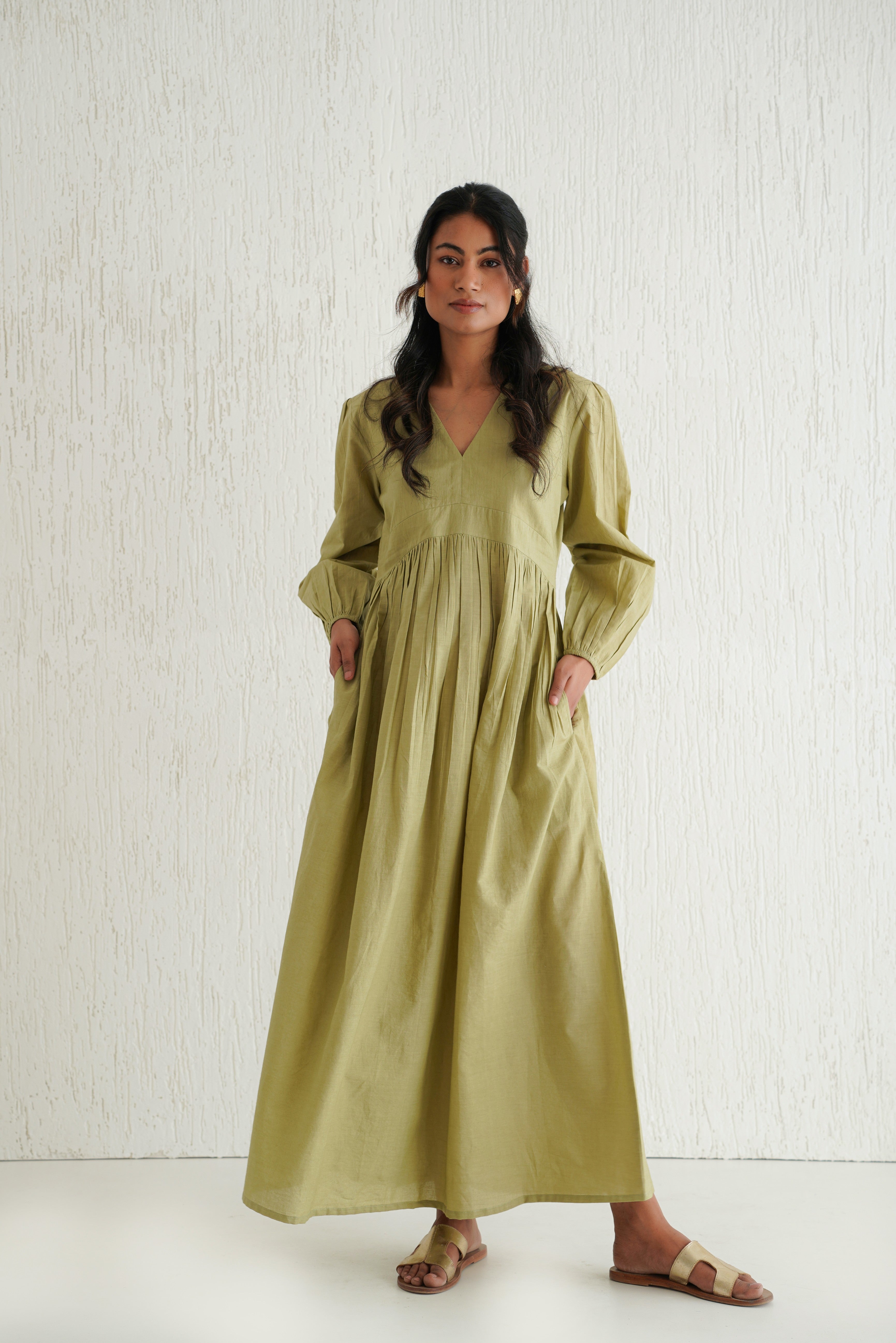 Sage Green Elegante Dress