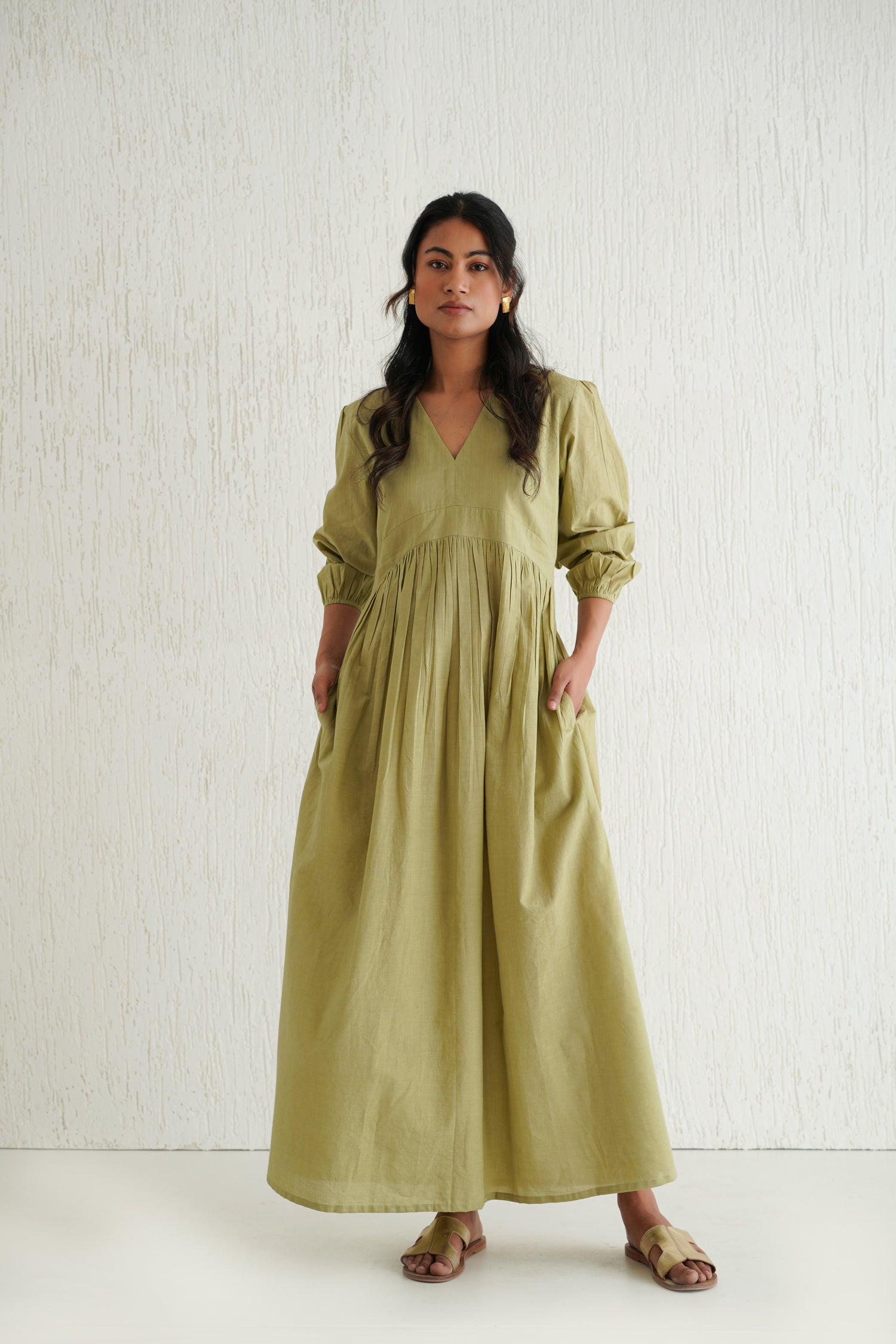 Sage Green Elegante Dress