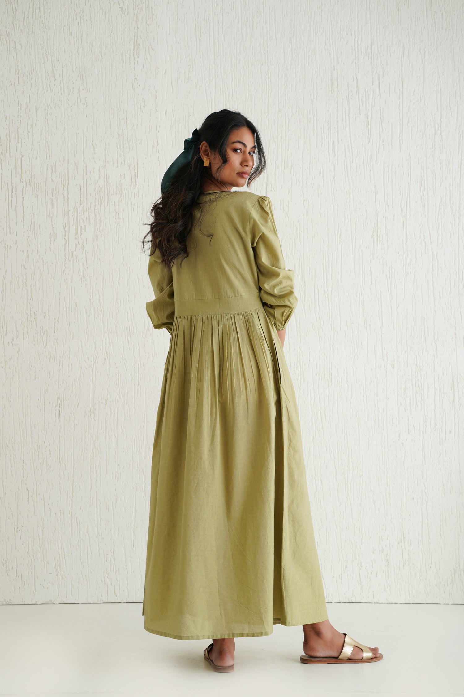 Sage Green Elegante Dress