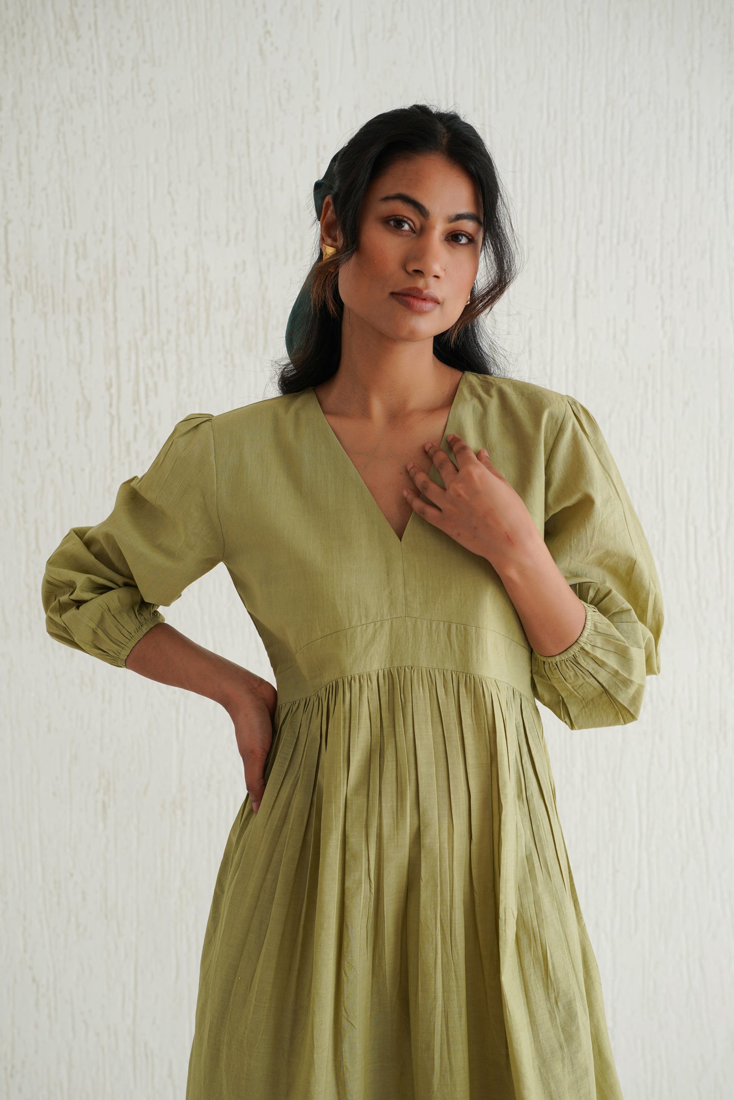 Sage Green Elegante Dress
