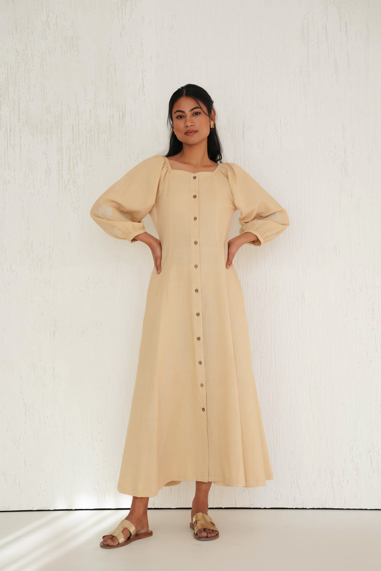 Sand Bed Beige Zelda Dress