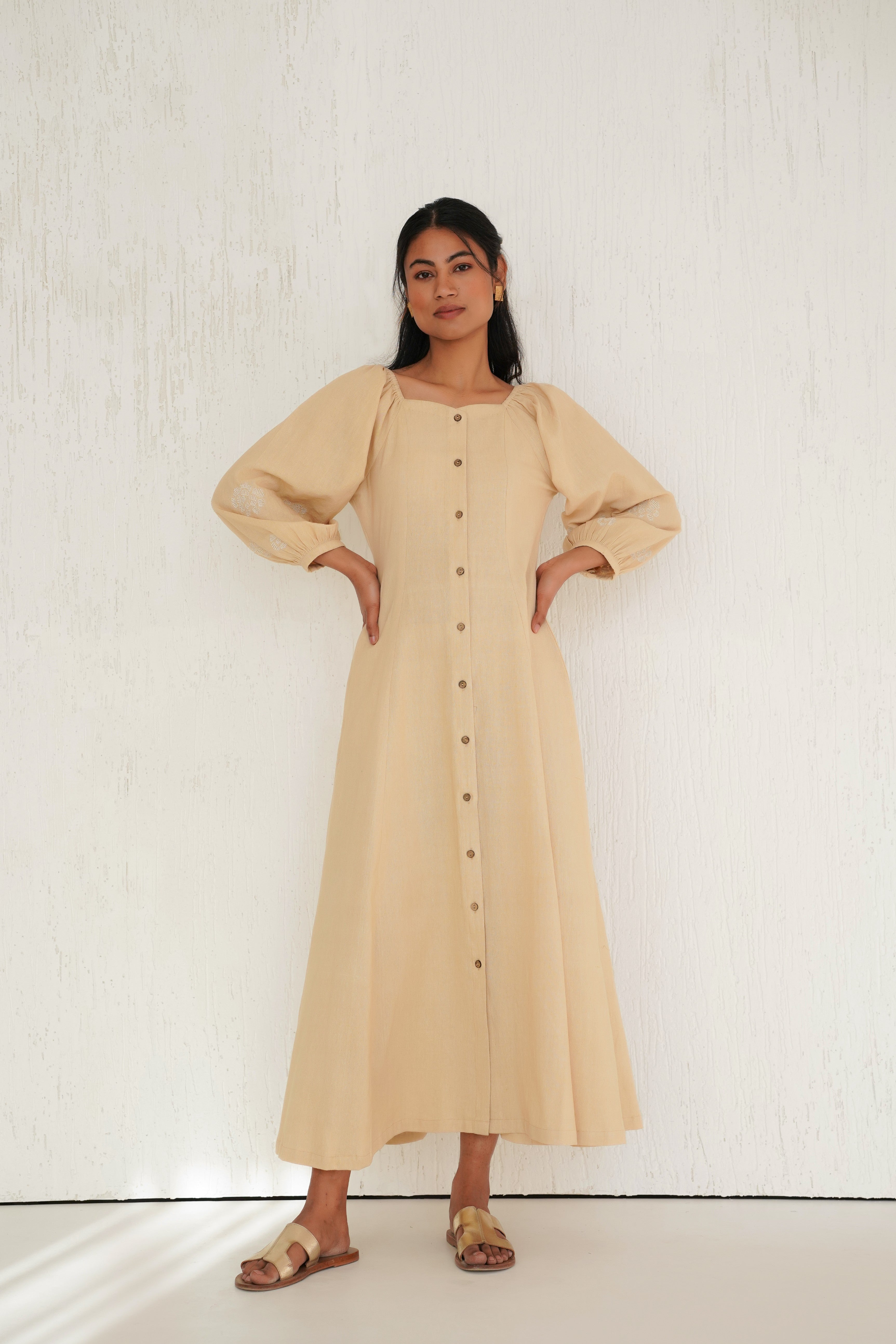 Sand Bed Beige Zelda Dress