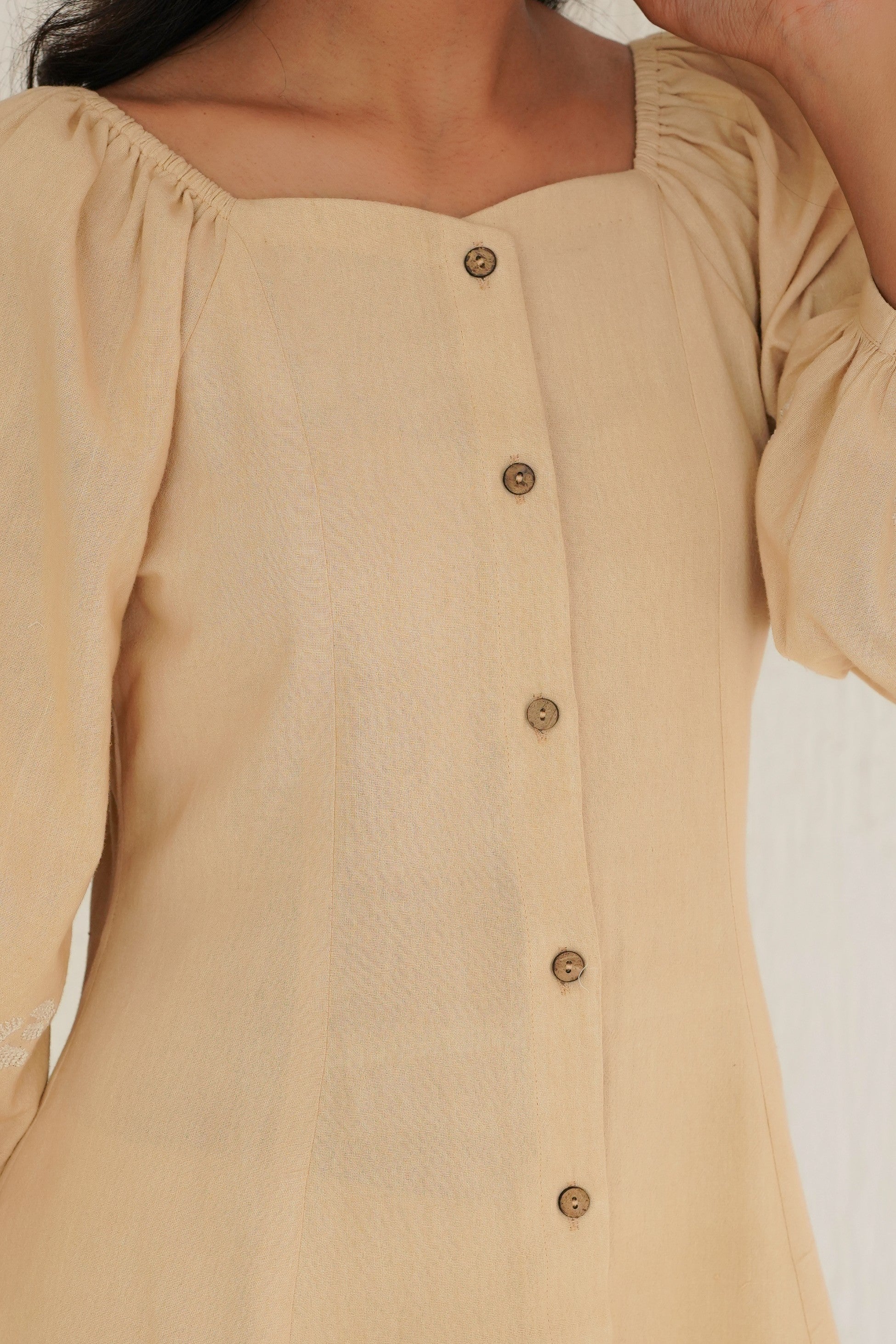 Sand Bed Beige Zelda Dress