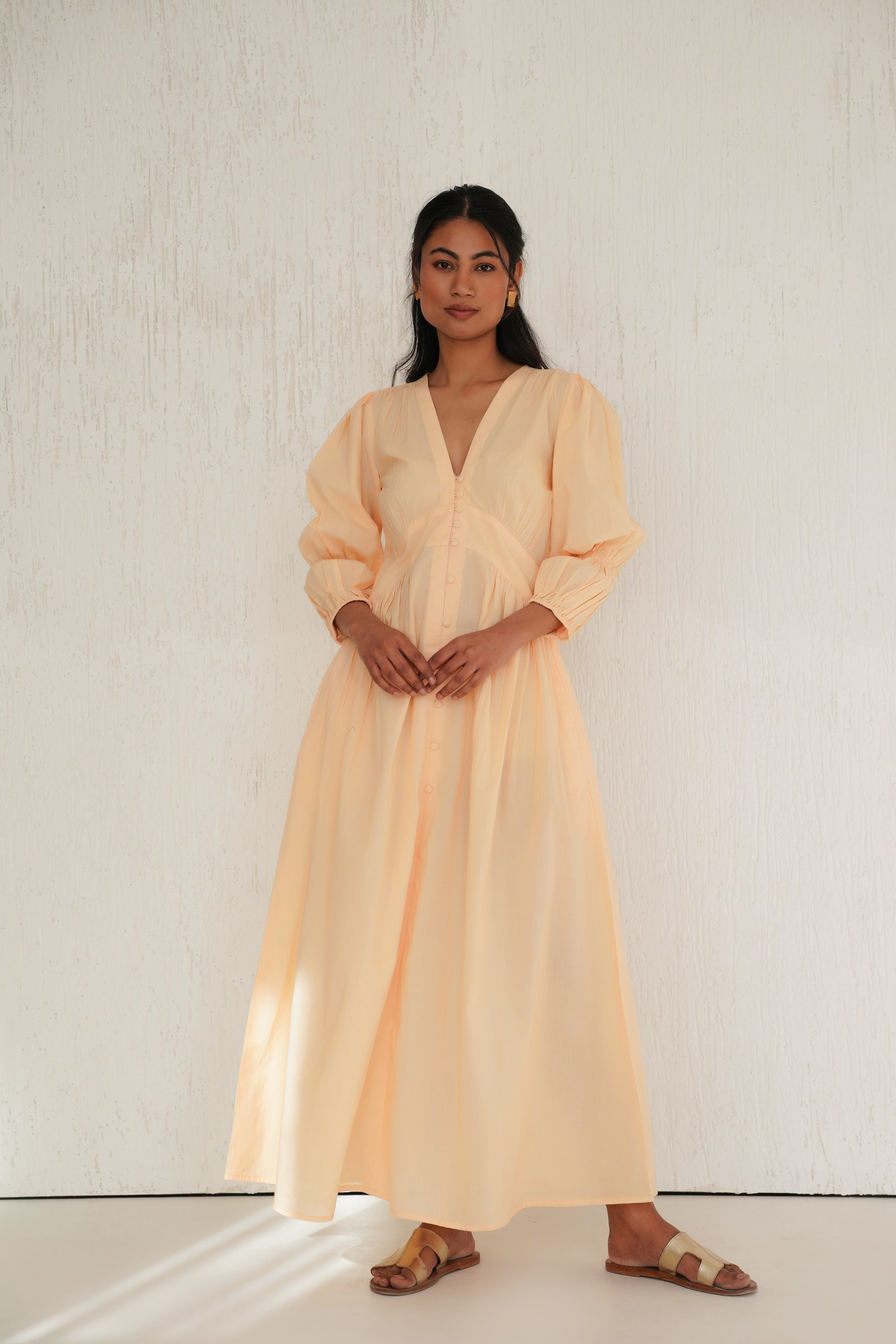 Peachy Glow Lucid Dress