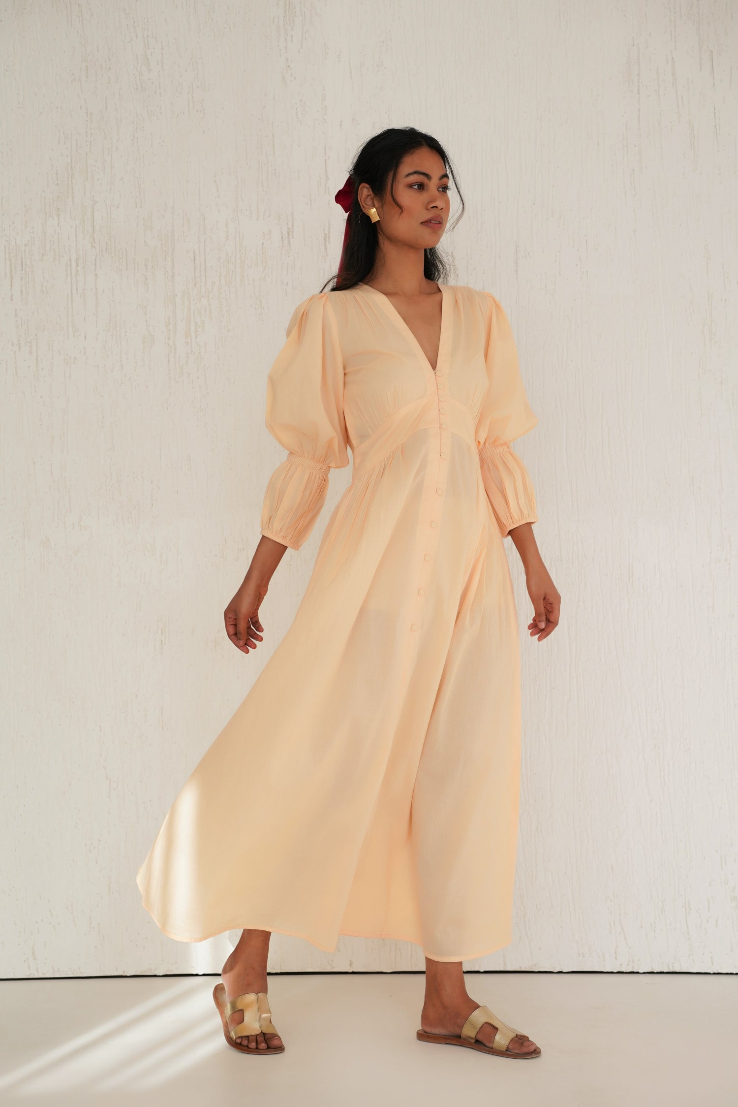 Peachy Glow Lucid Dress