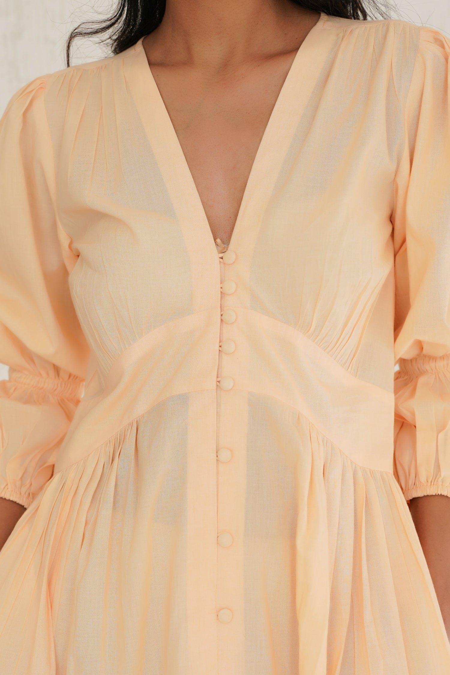 Peachy Glow Lucid Dress