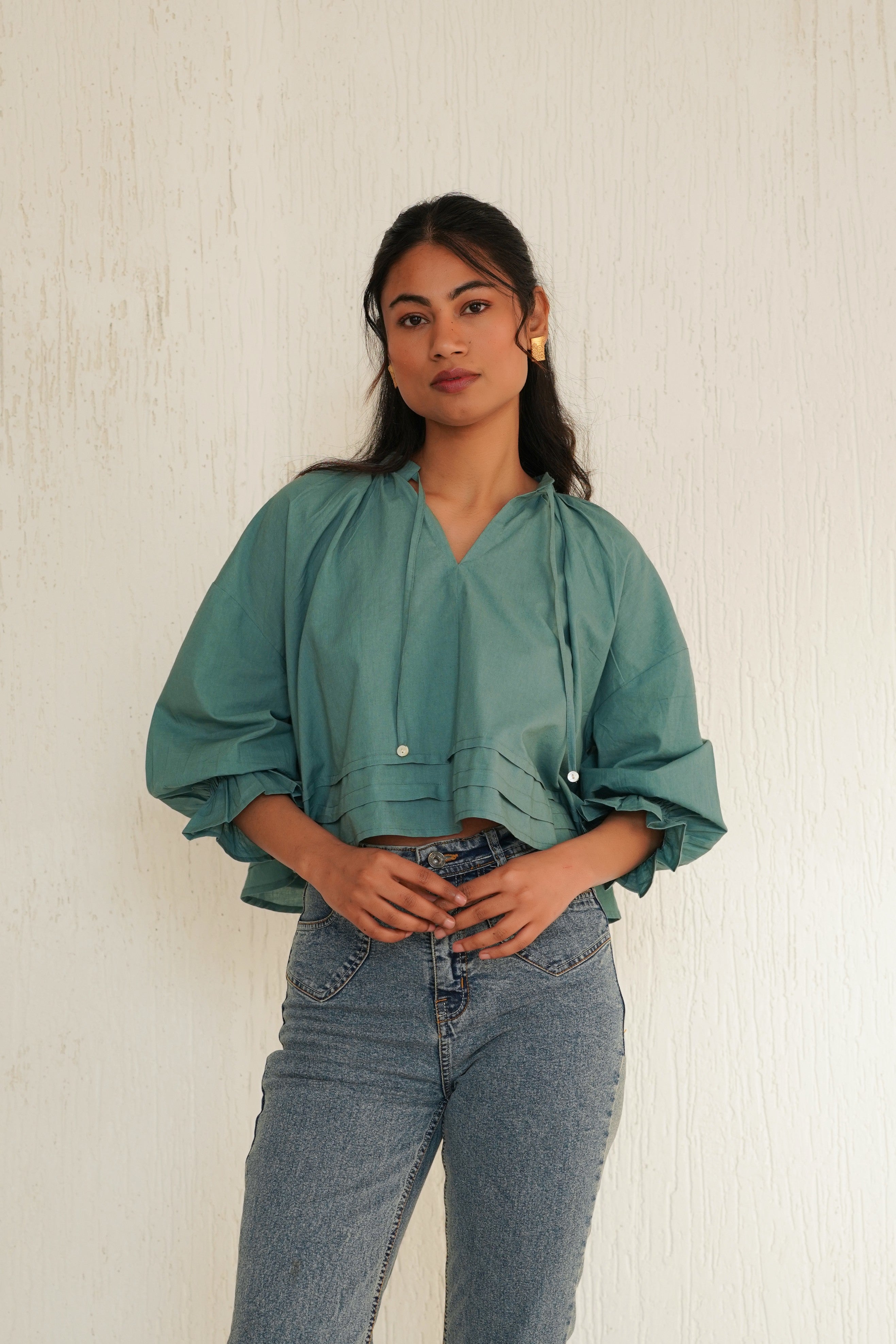 Terra Luna Blue Suki Top