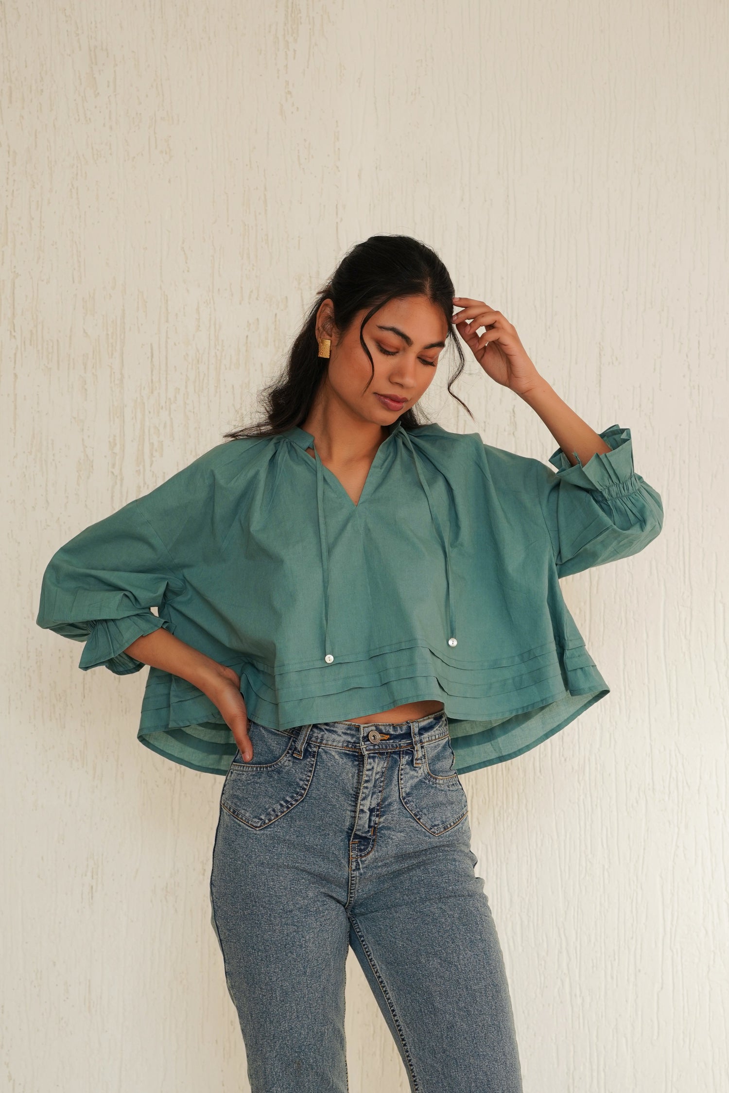 Terra Luna Blue Suki Top