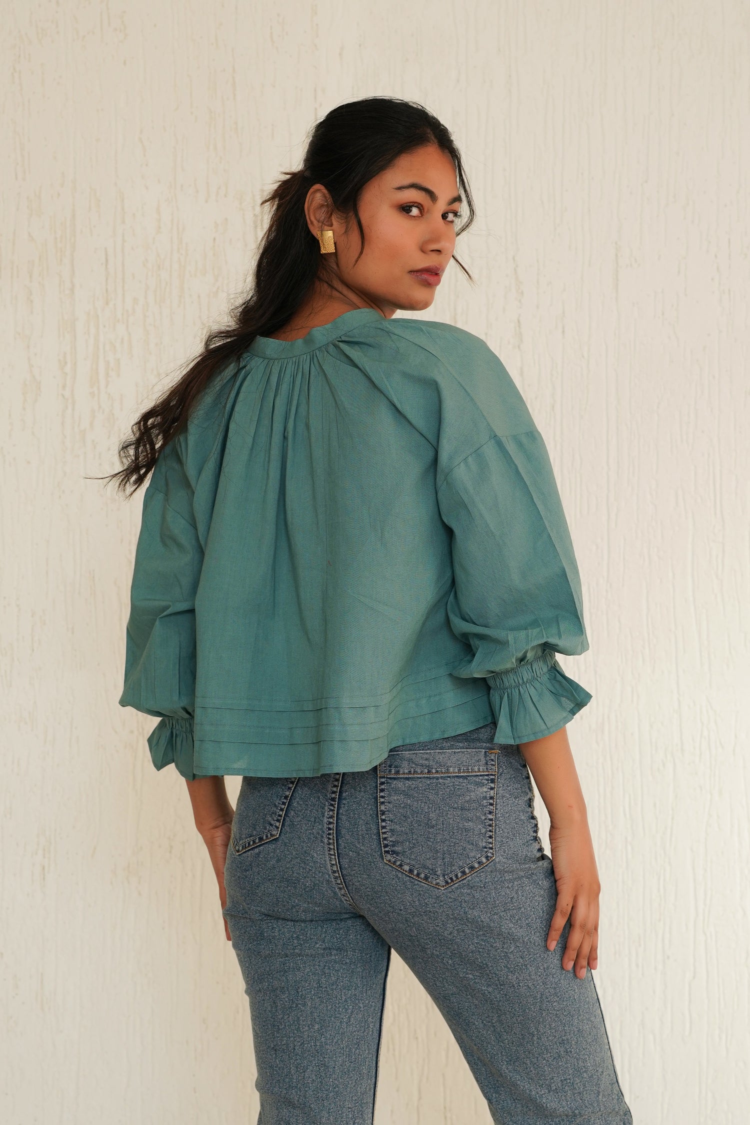 Terra Luna Blue Suki Top
