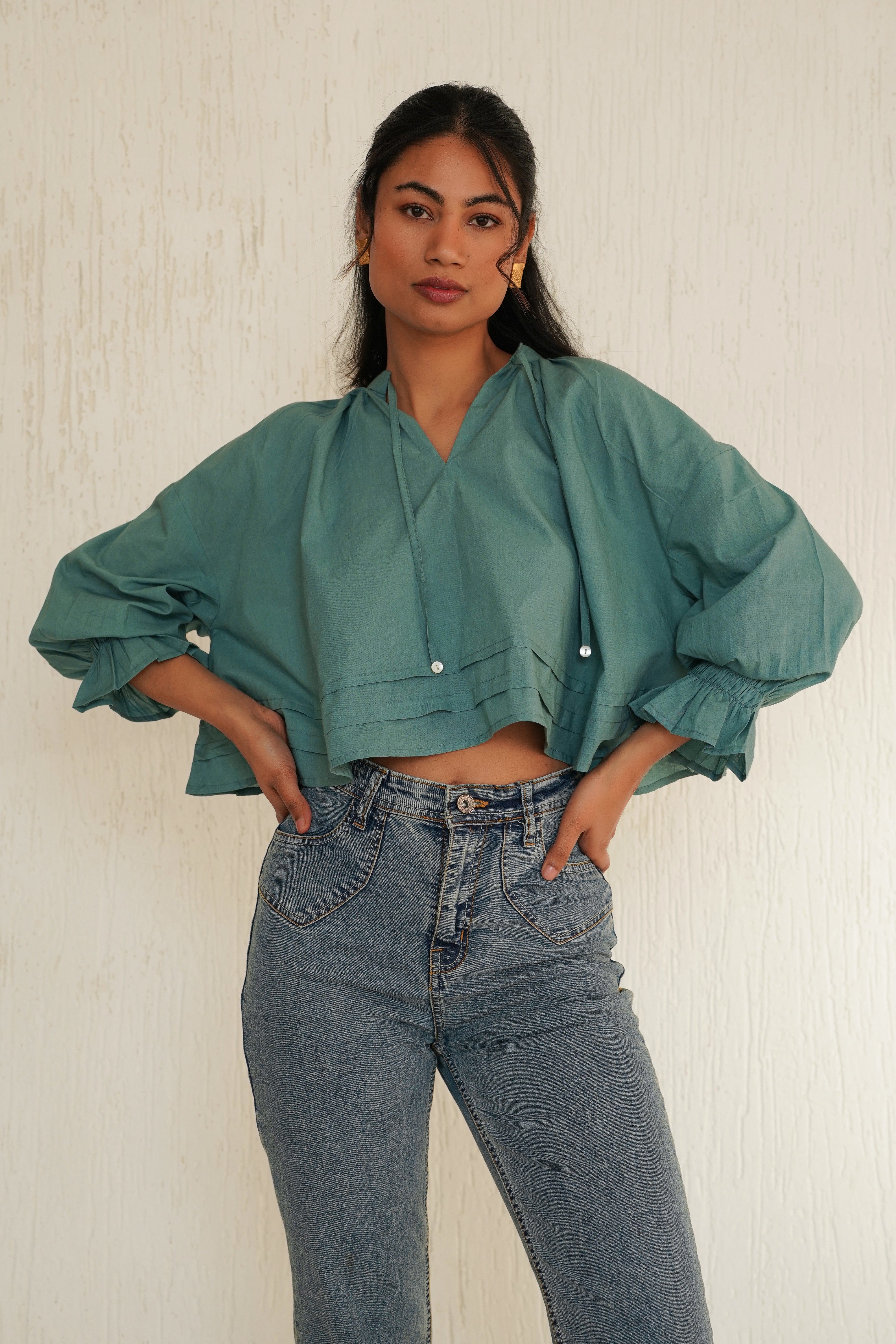 Terra Luna Blue Suki Top