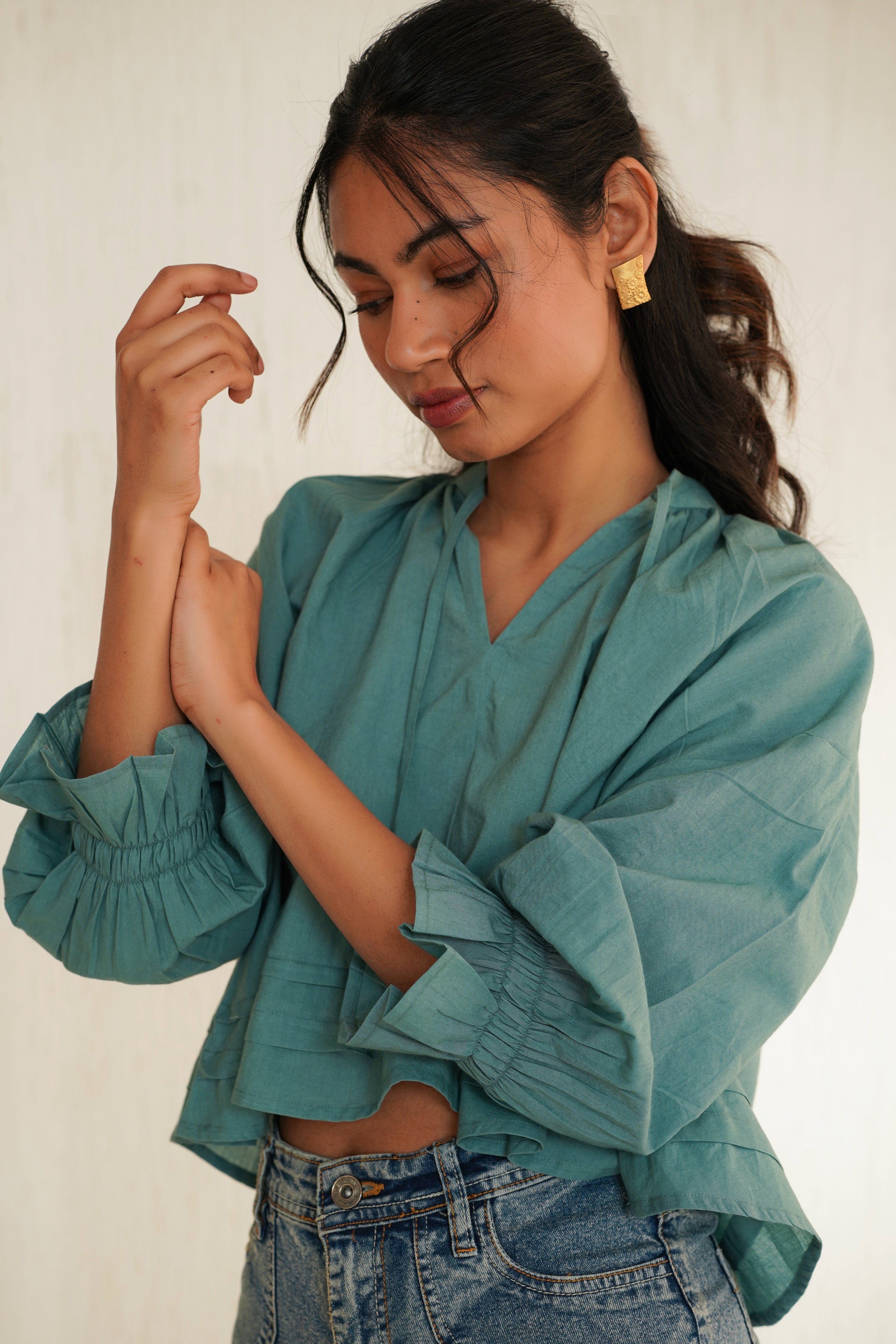 Terra Luna Blue Suki Top