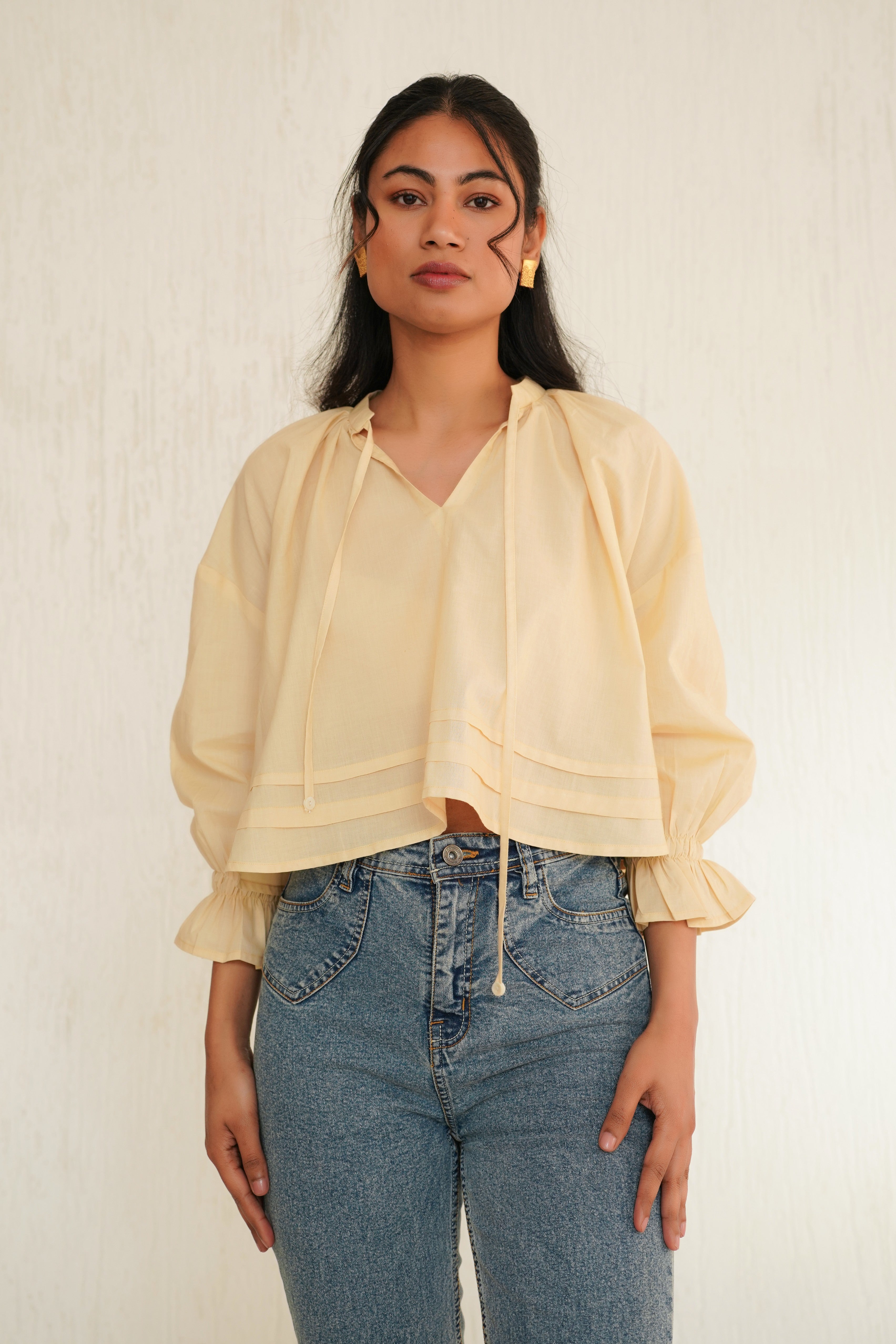 Sand Bed Beige Suki Top