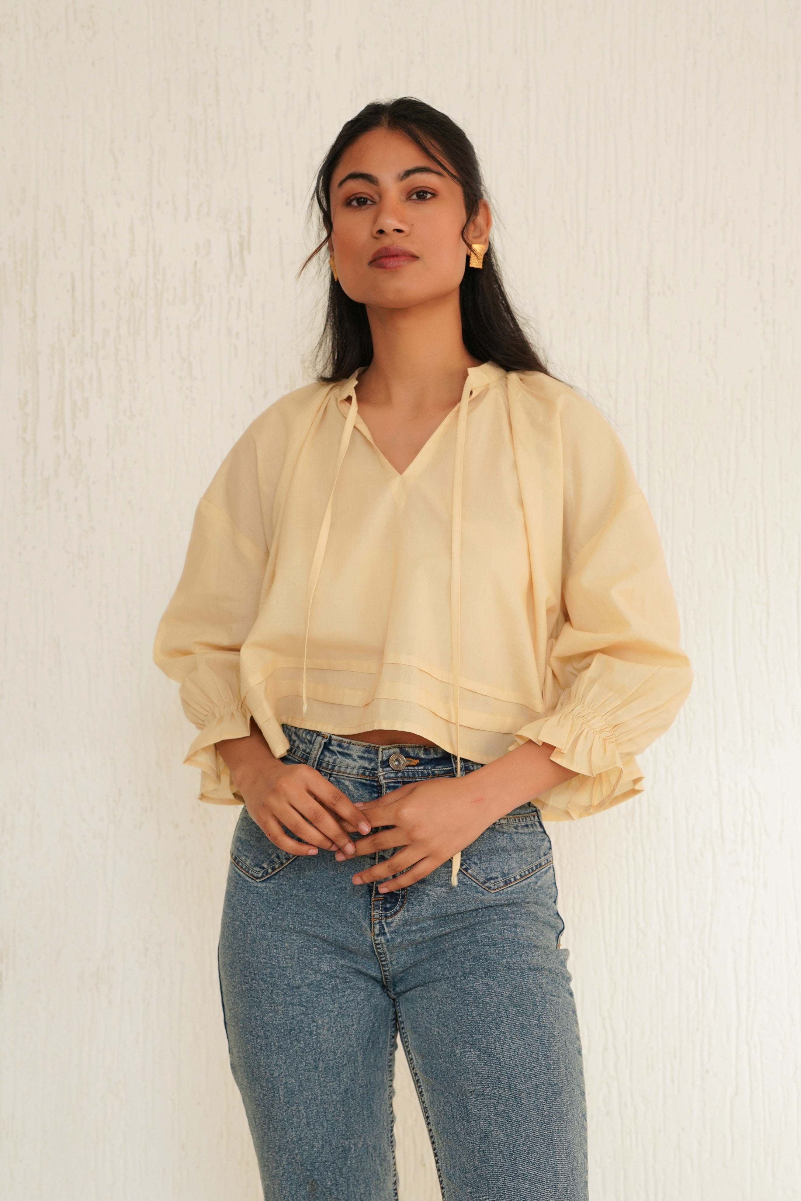 Sand Bed Beige Suki Top