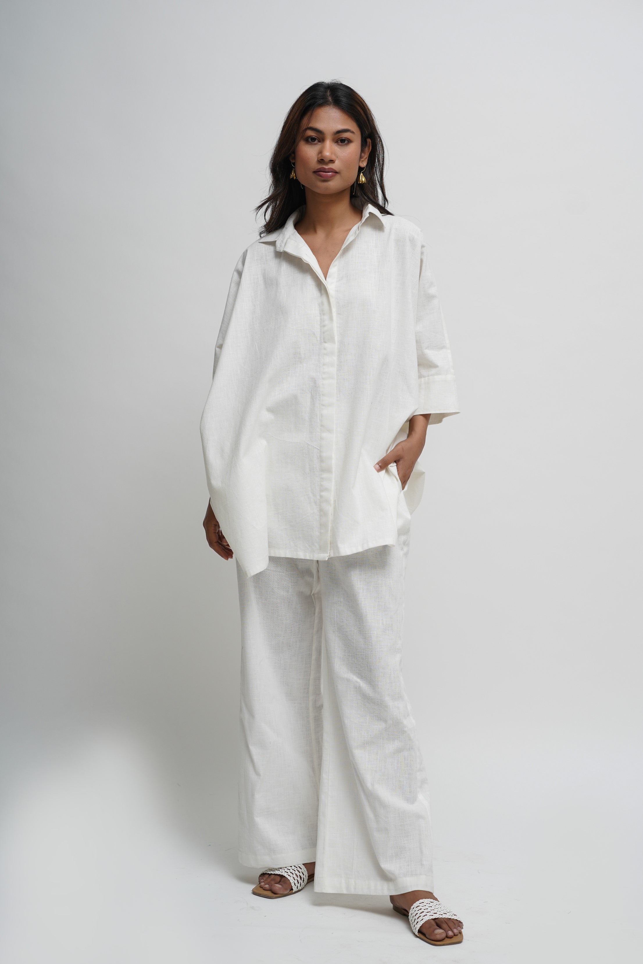 Blushing Pearl White Kai Co-ord