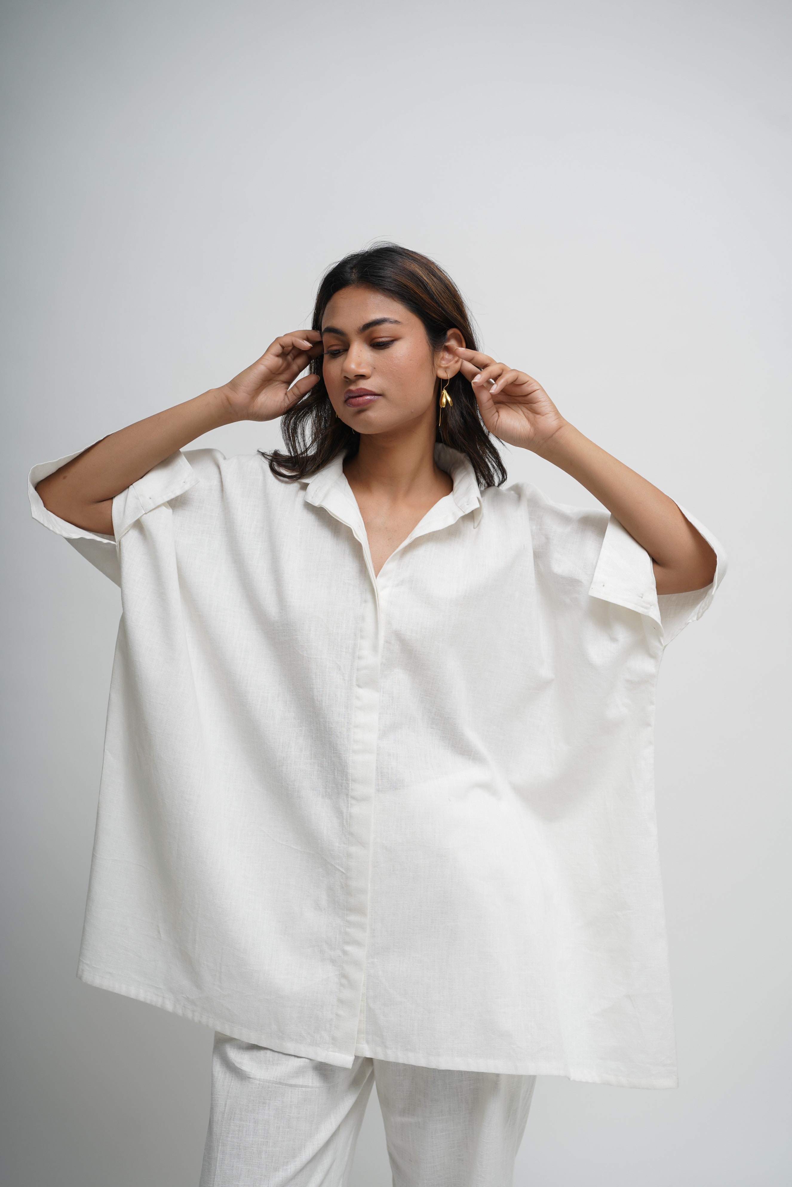Blushing Pearl White Kai Co-ord