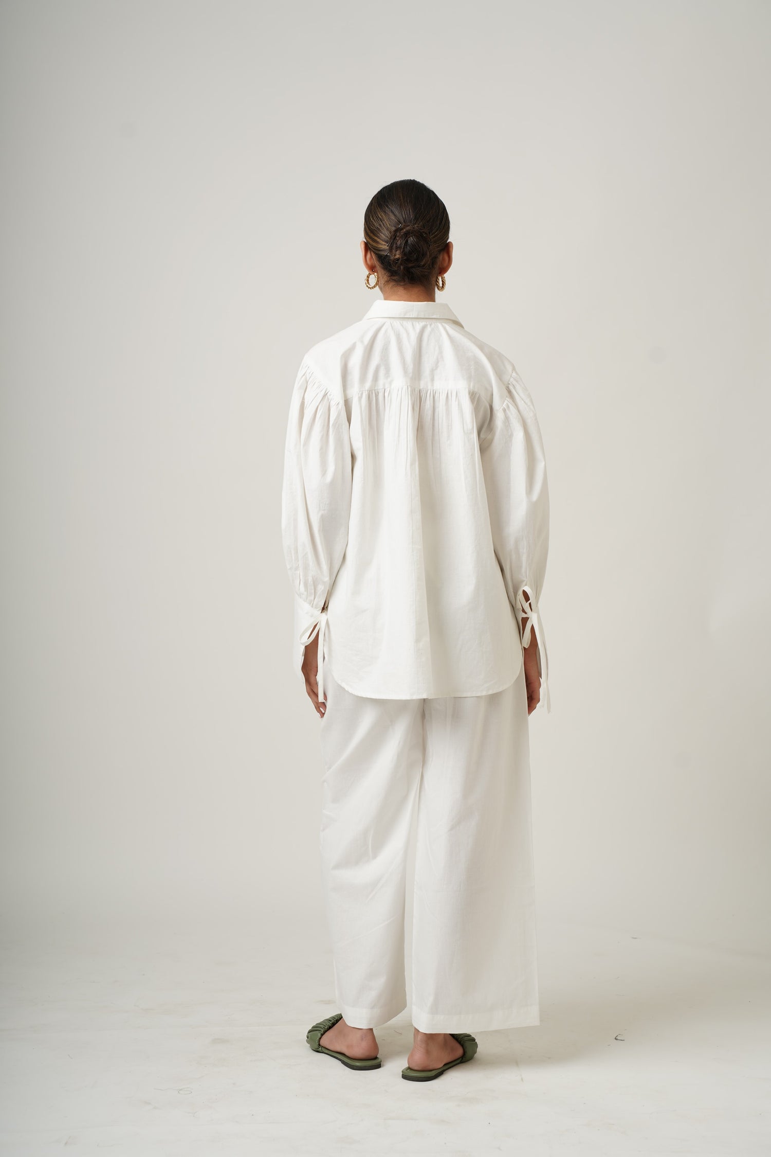 Blushing Pearl White Dina Co-ord