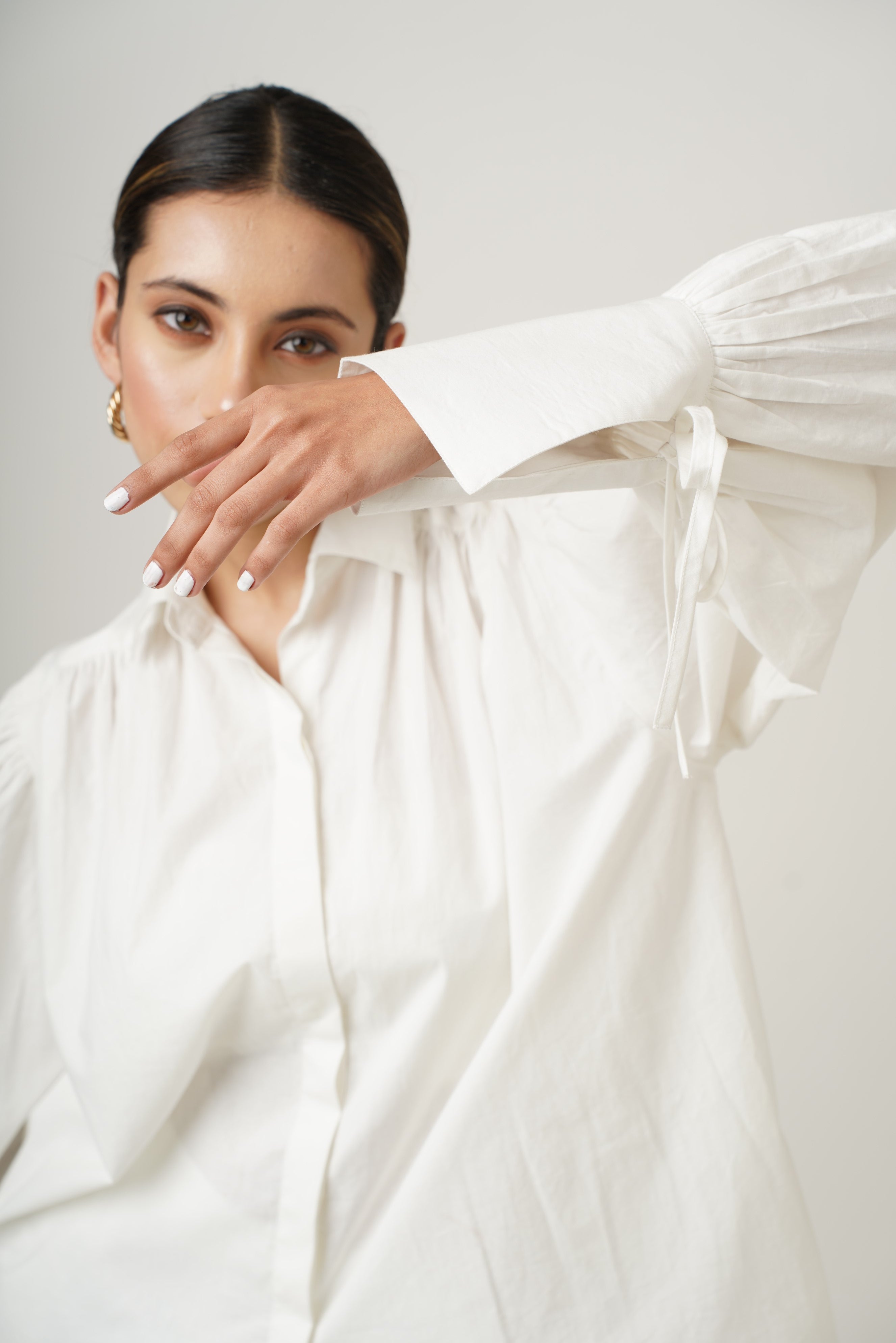 Blushing Pearl White Dina Co-ord