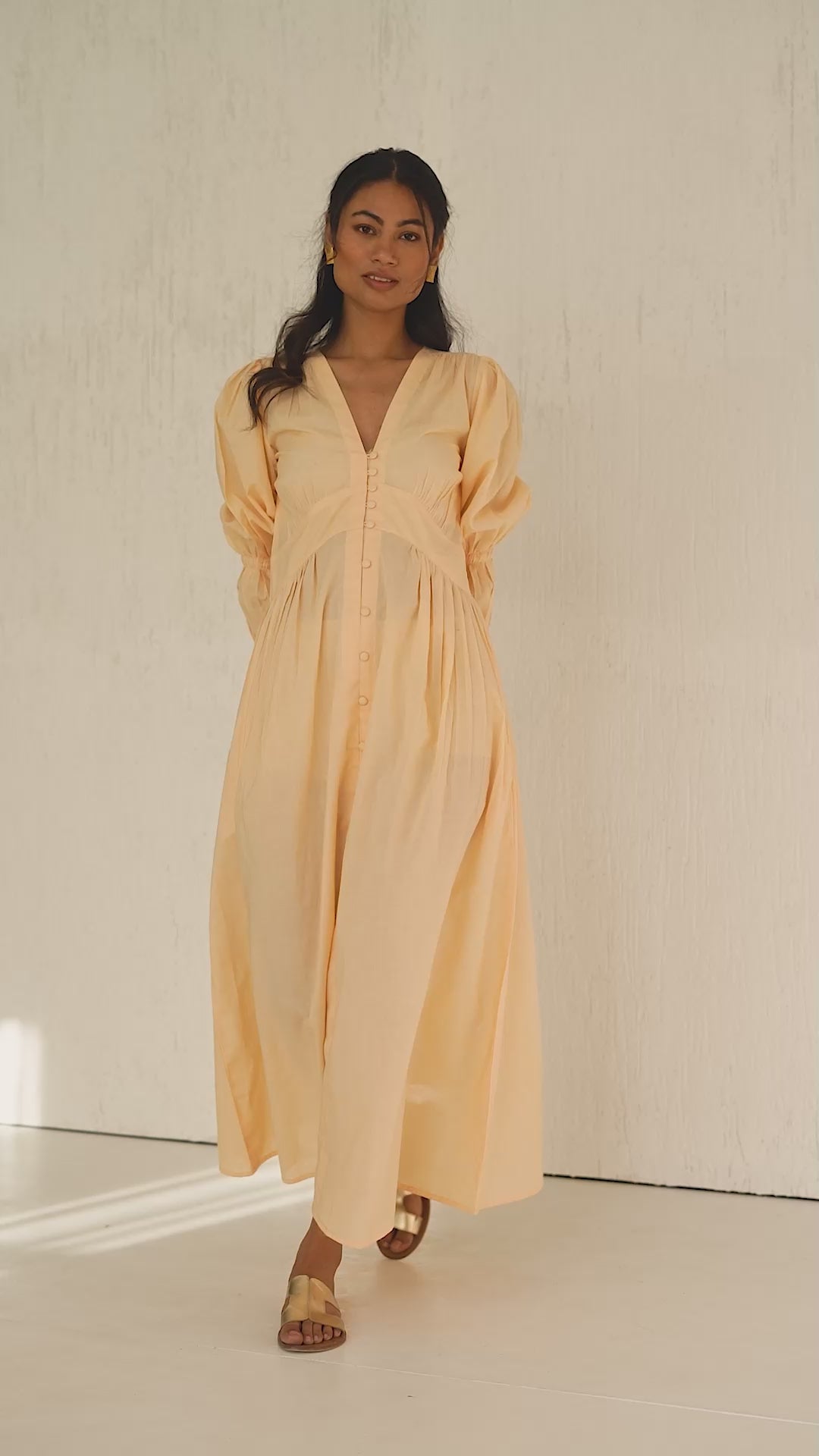 Peachy Glow Lucid Dress