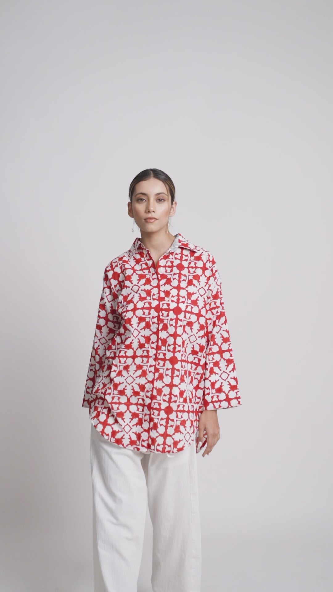 Scarlet Red Patch Shirt